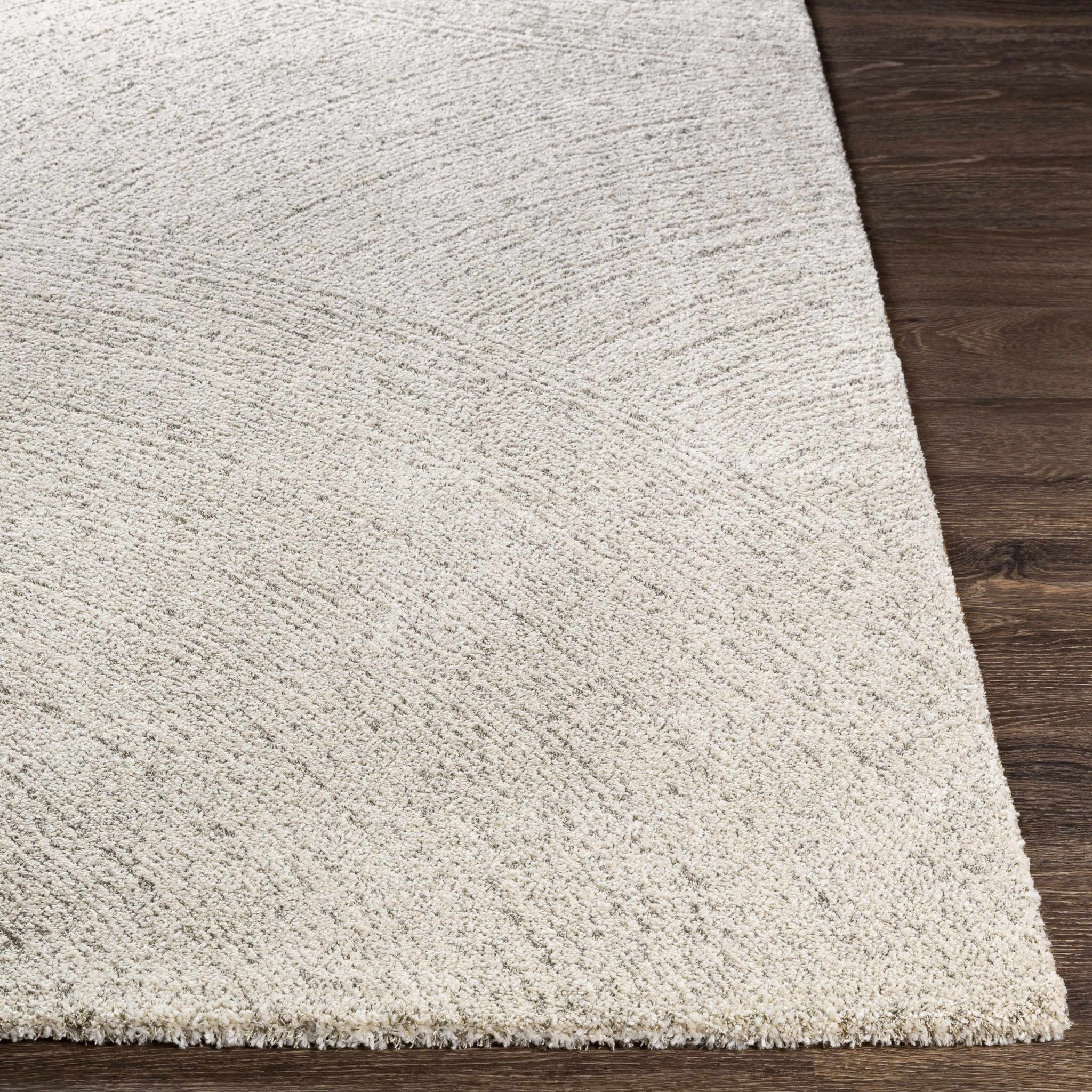 Contemporary Ivory And Gray Rug - Image 3