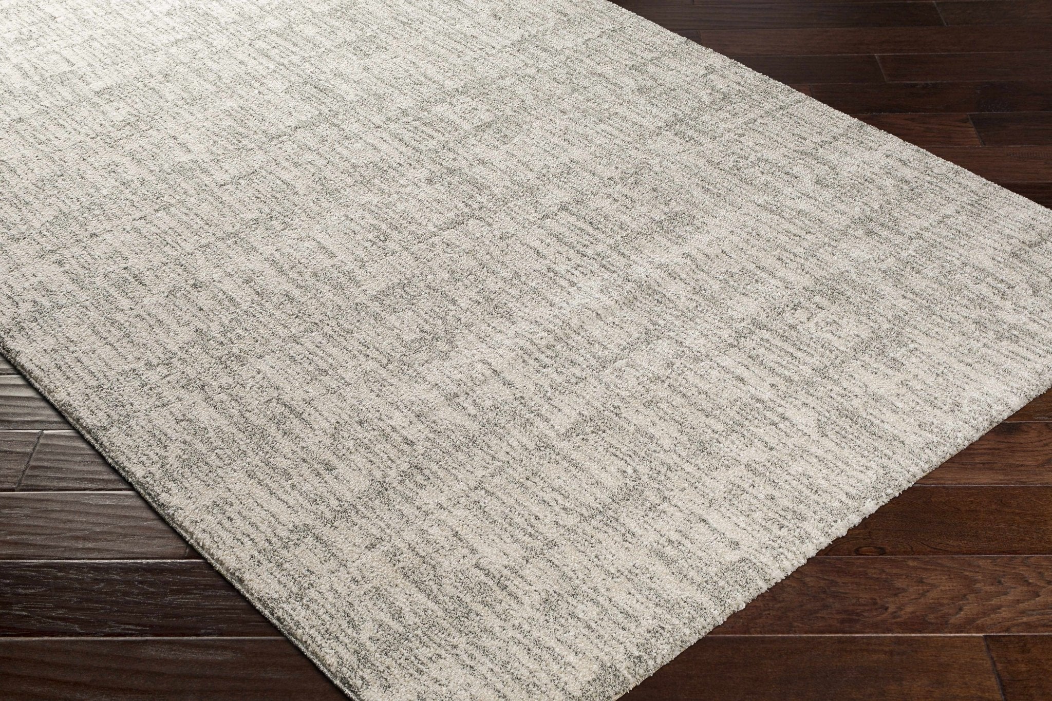 Contemporary Ivory Machine Made Rug - Image 2