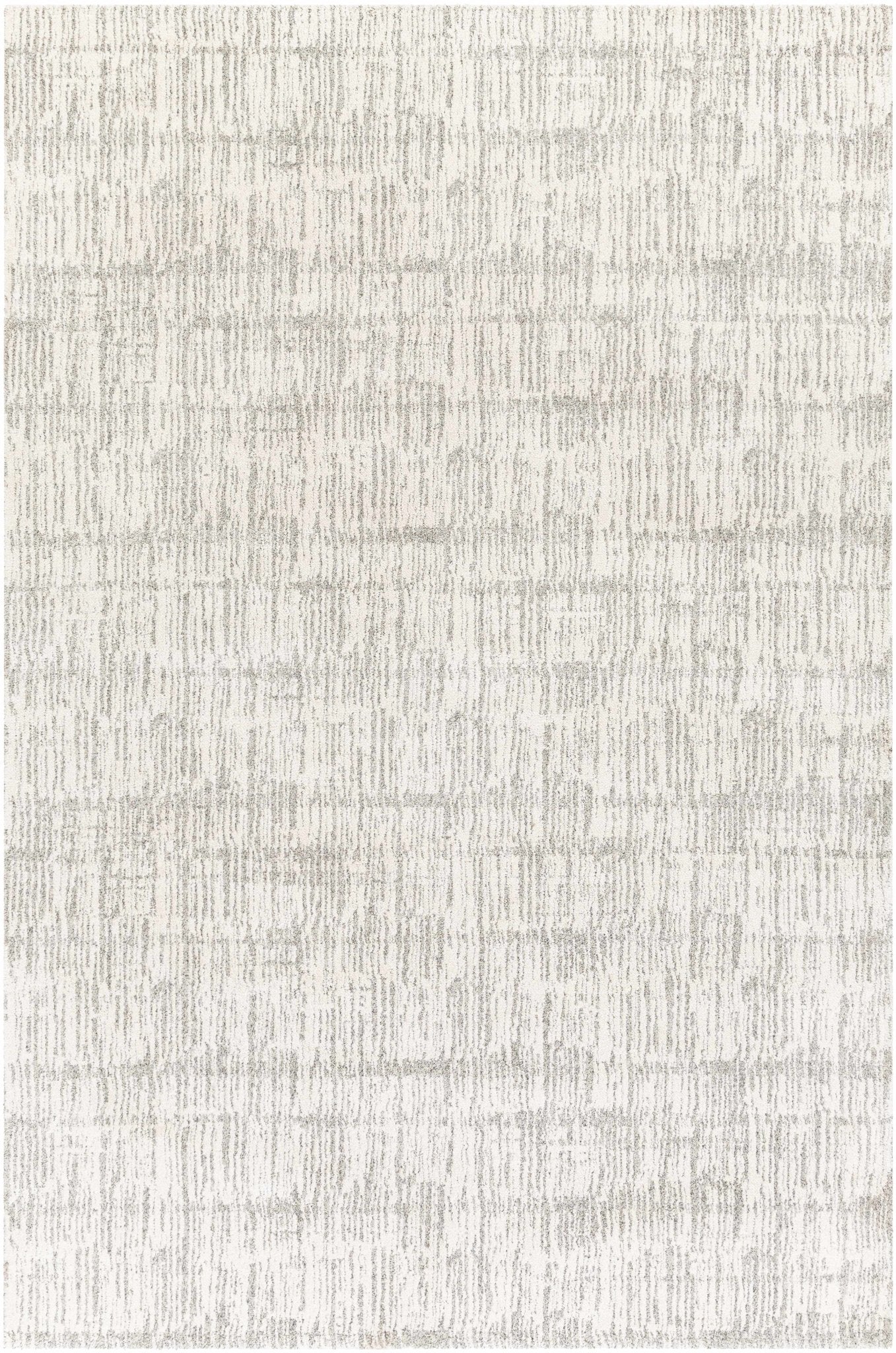 Contemporary Ivory Machine Made Rug - Image 8