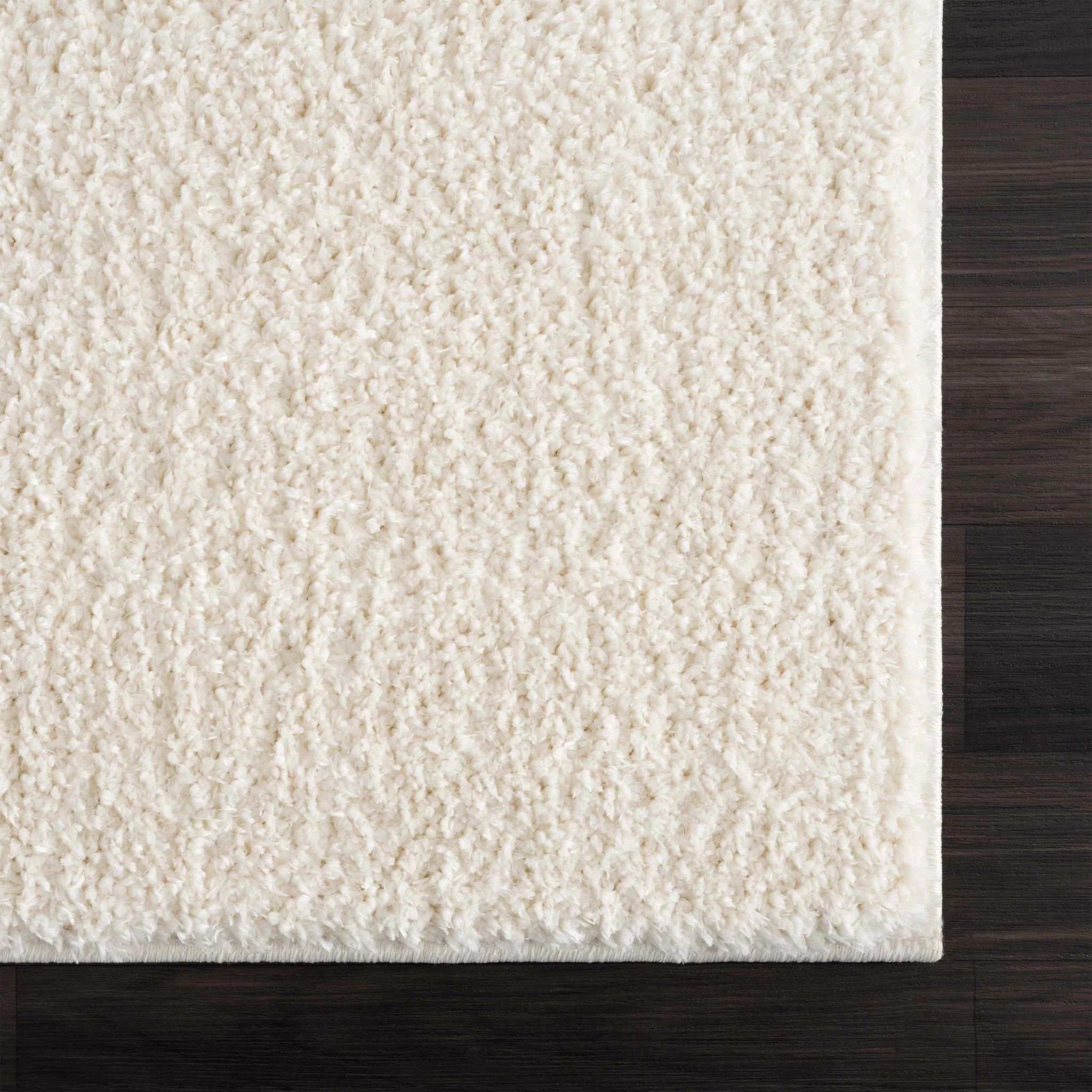 Contemporary Solid Beige High Pile Washable Area Rug - Image 16