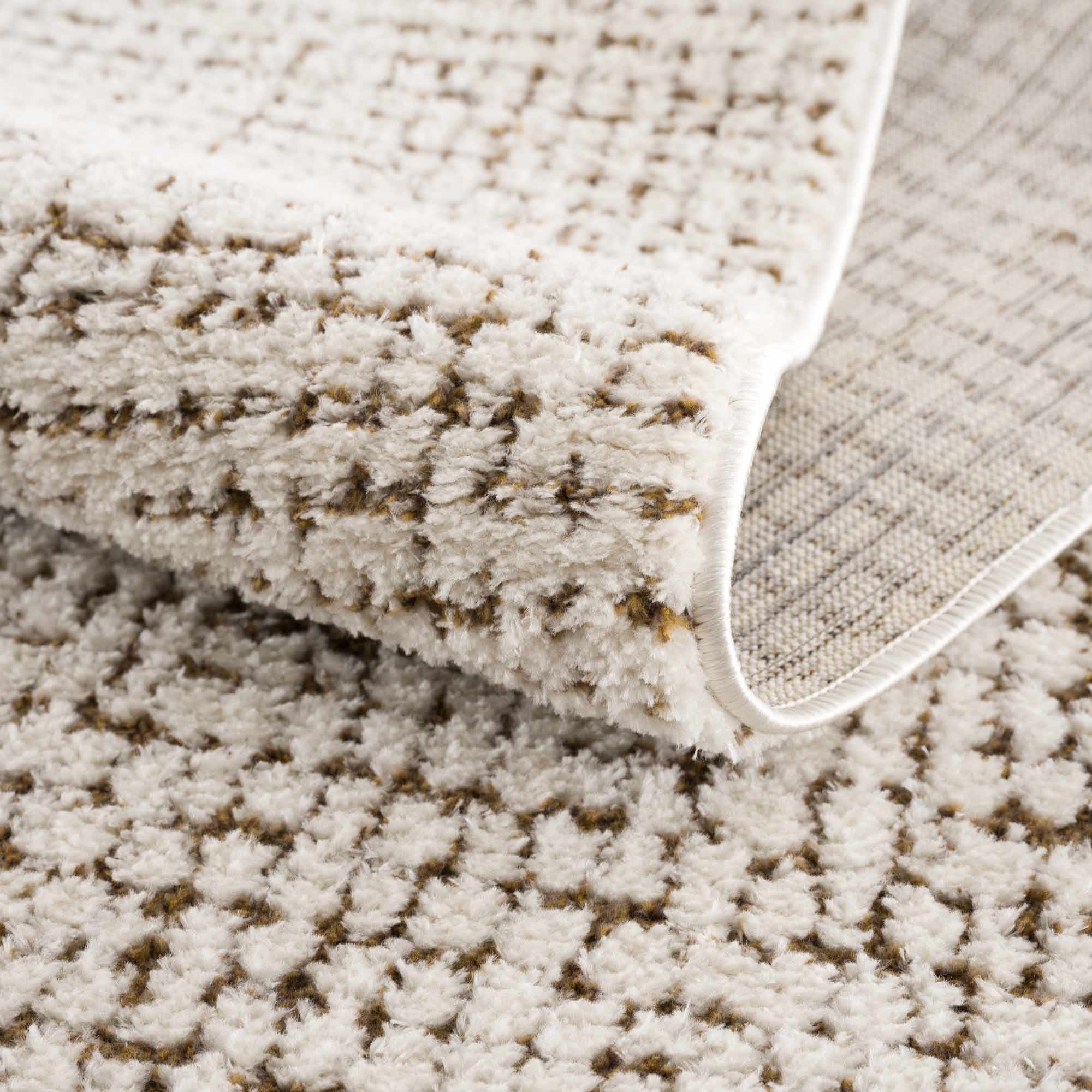 Contemporary Style Beige & Brown Area Rug - Image 18