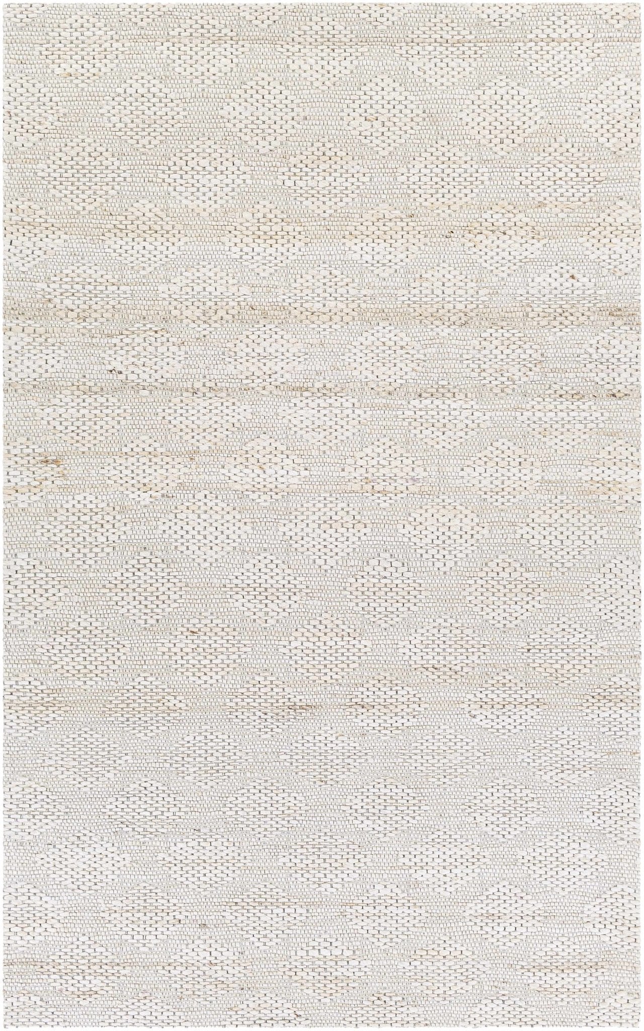Contemporary Style Beige Hand-Woven Jute Rug - Image 9