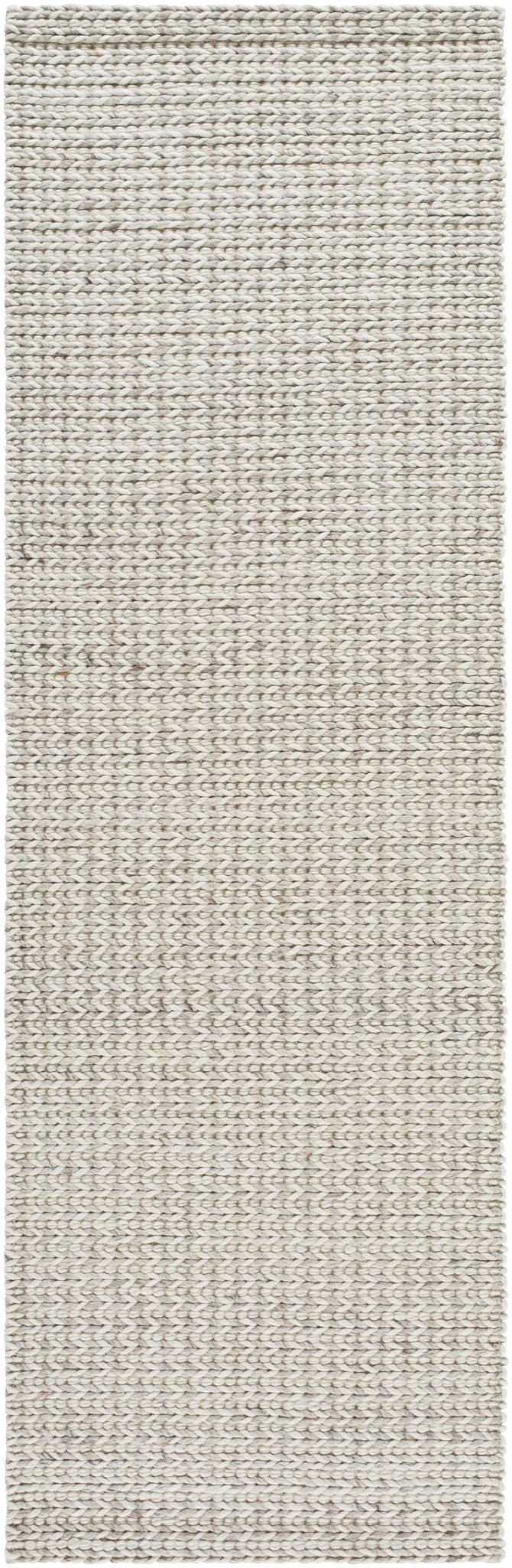 Contemporary Style Beige Hand Woven Wool Area Rug - Image 8