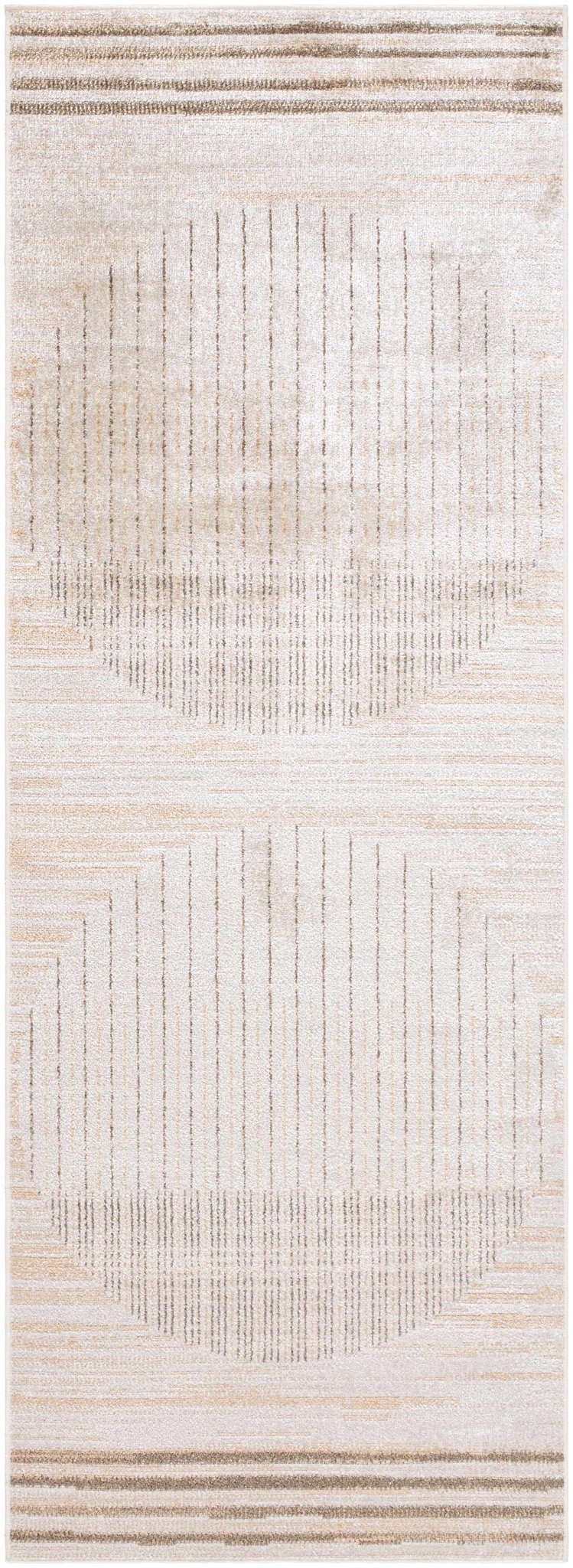 Contemporary Style Beige Washable Area Rug - Image 3