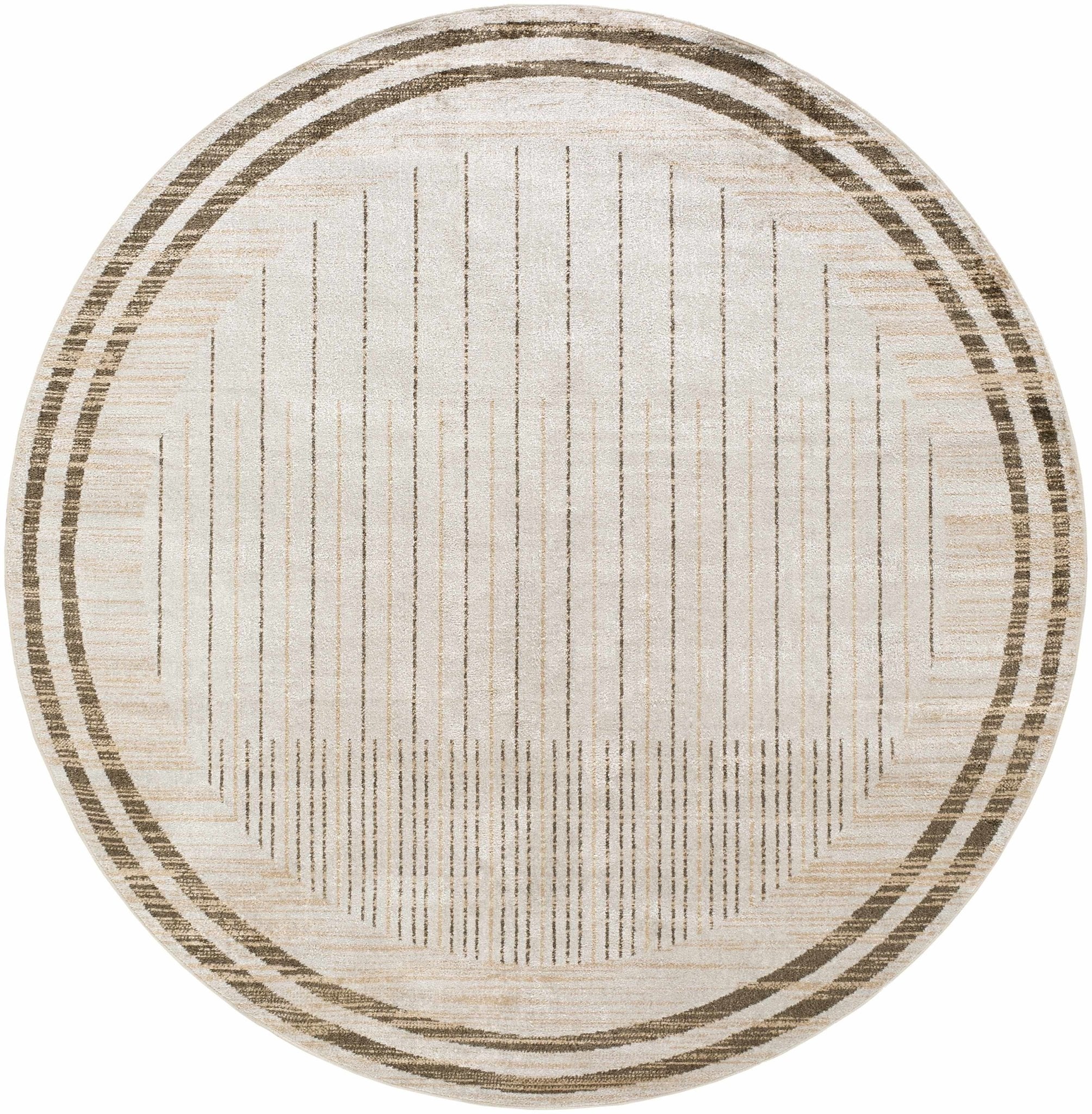 Contemporary Style Beige Washable Area Rug - Image 4