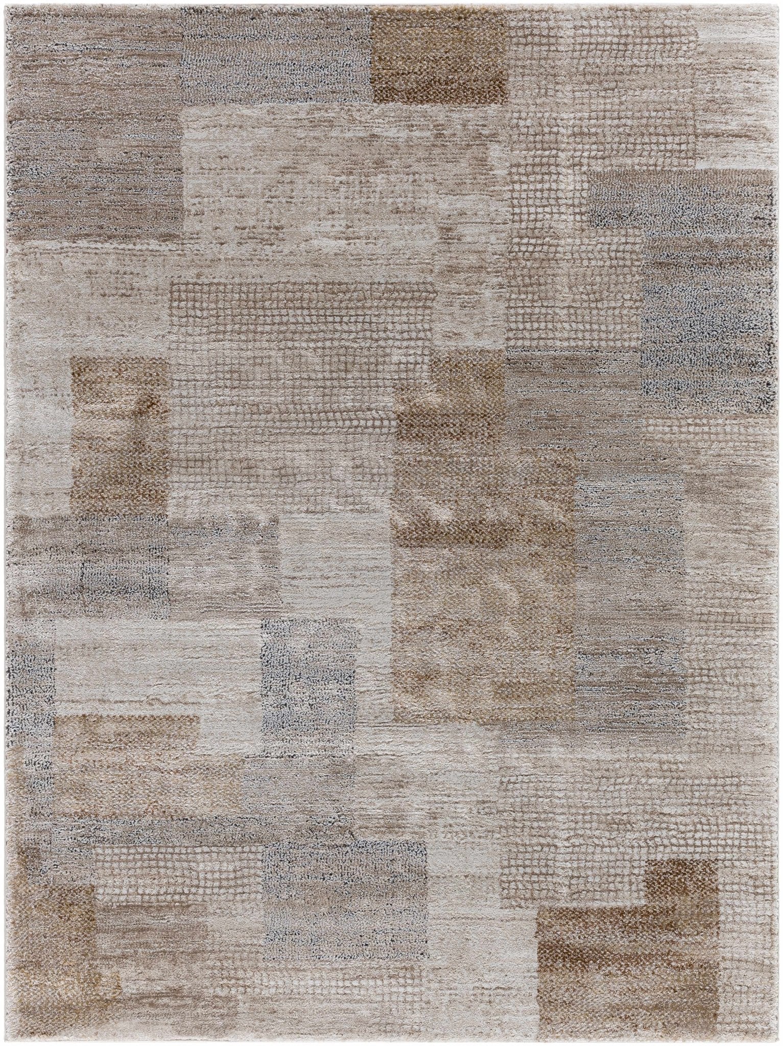 Contemporary Style Brown Machine Woven Area Rug - Image 2