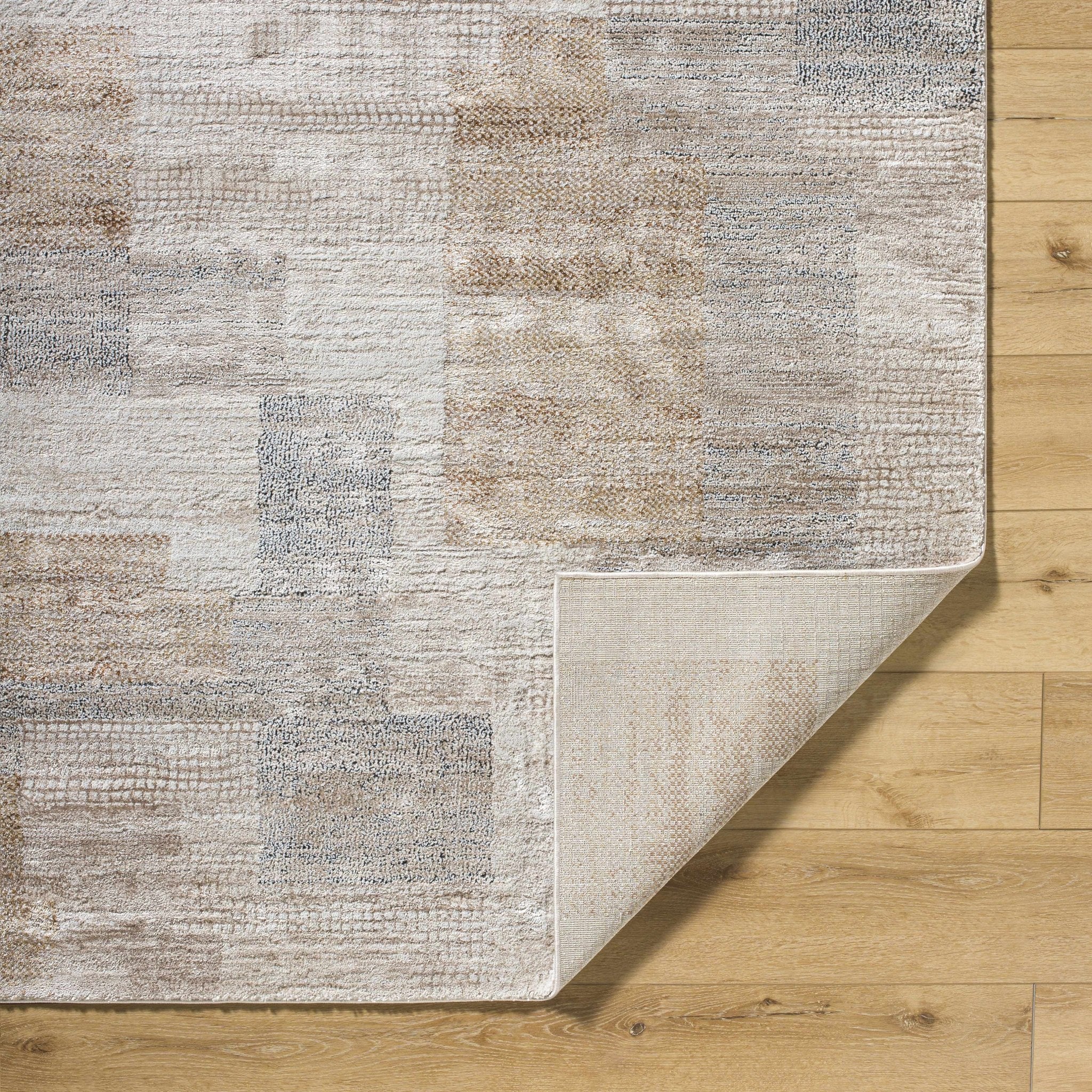 Contemporary Style Brown Machine Woven Area Rug - Image 5
