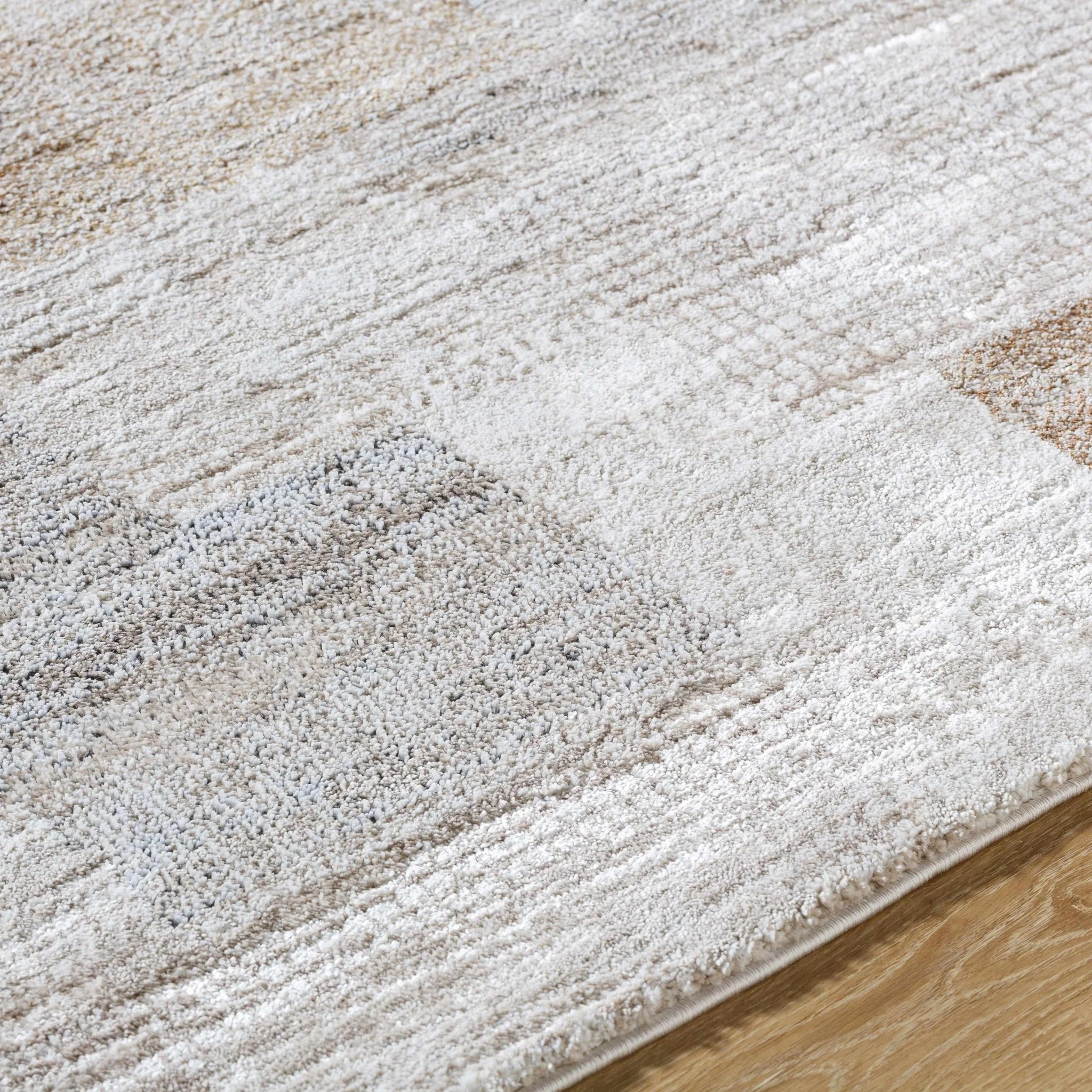 Contemporary Style Brown Machine Woven Area Rug - Image 6