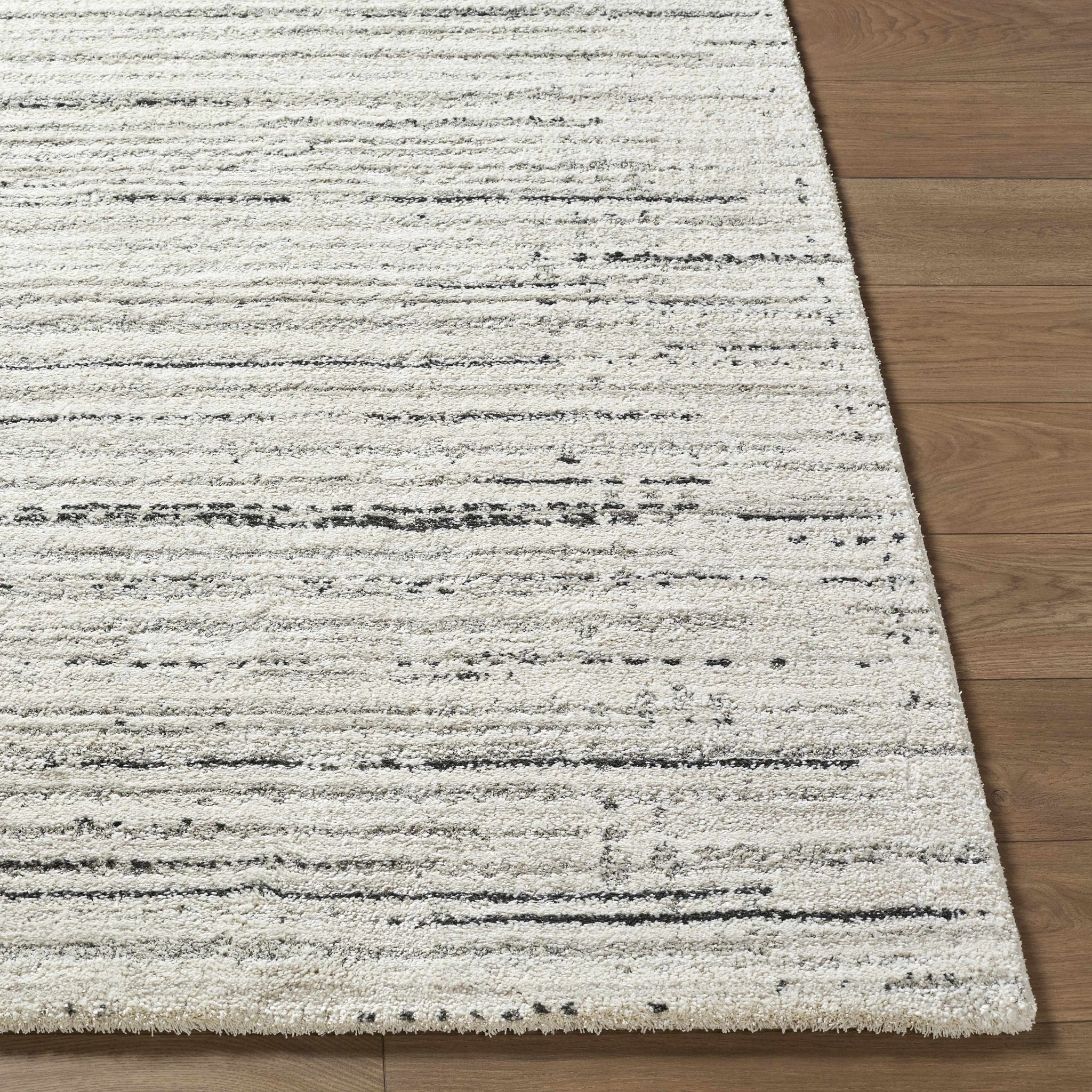 Contemporary Style Cream And White modern Rug - Image 3