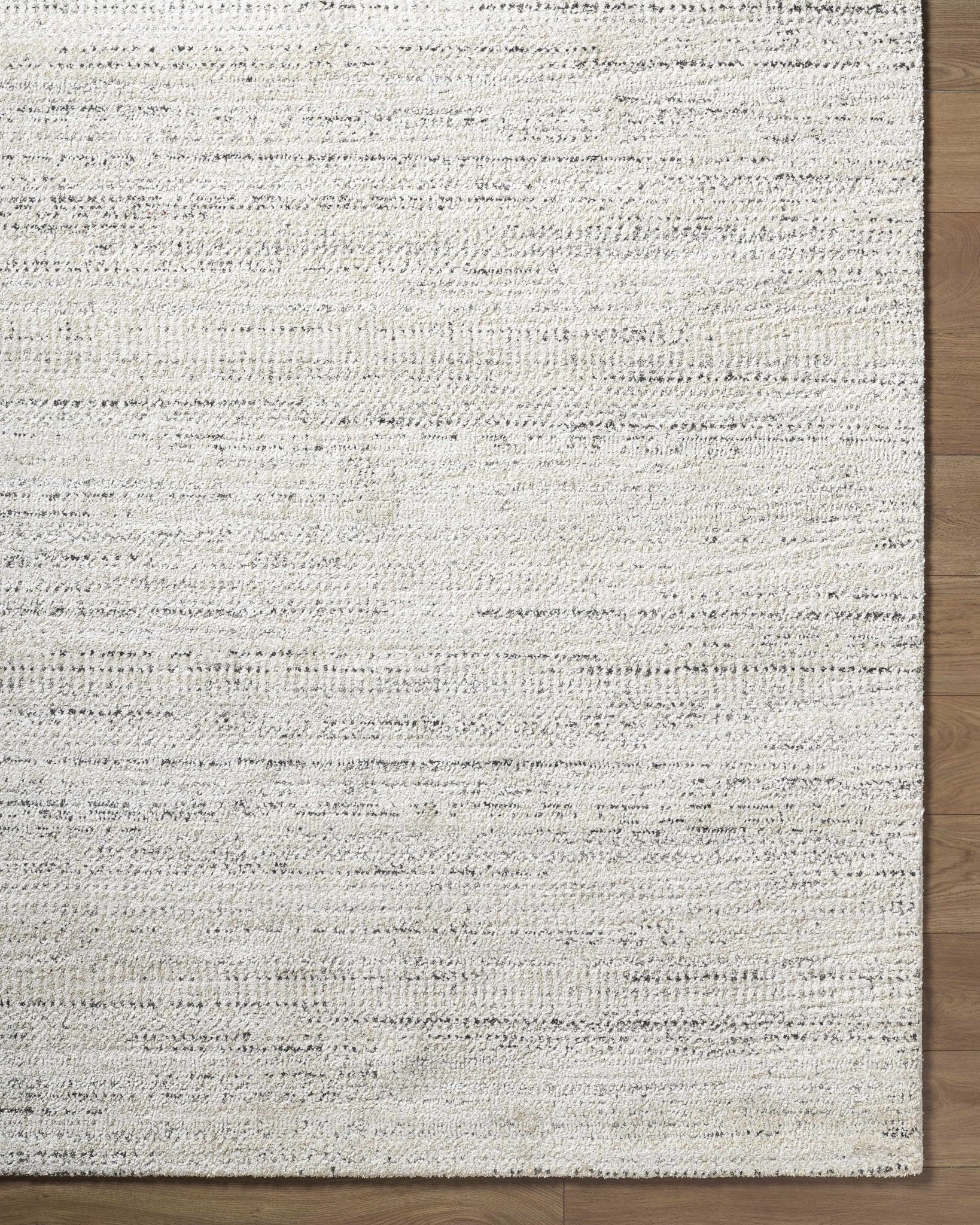 Contemporary Style Cream Machine Woven Area Rug - Image 3