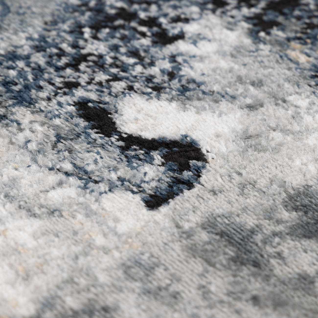 Kirkland Contemporary Style Dark Blue Marble Rug - Image 13