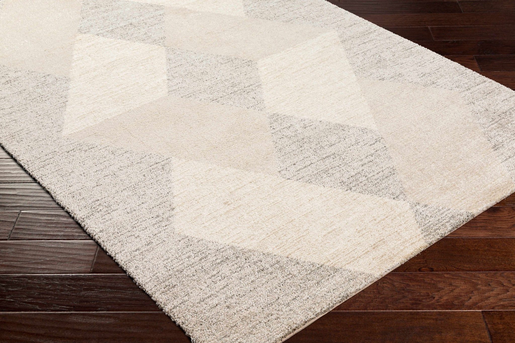Contemporary Style Ivory Machine Woven Rug - Image 3