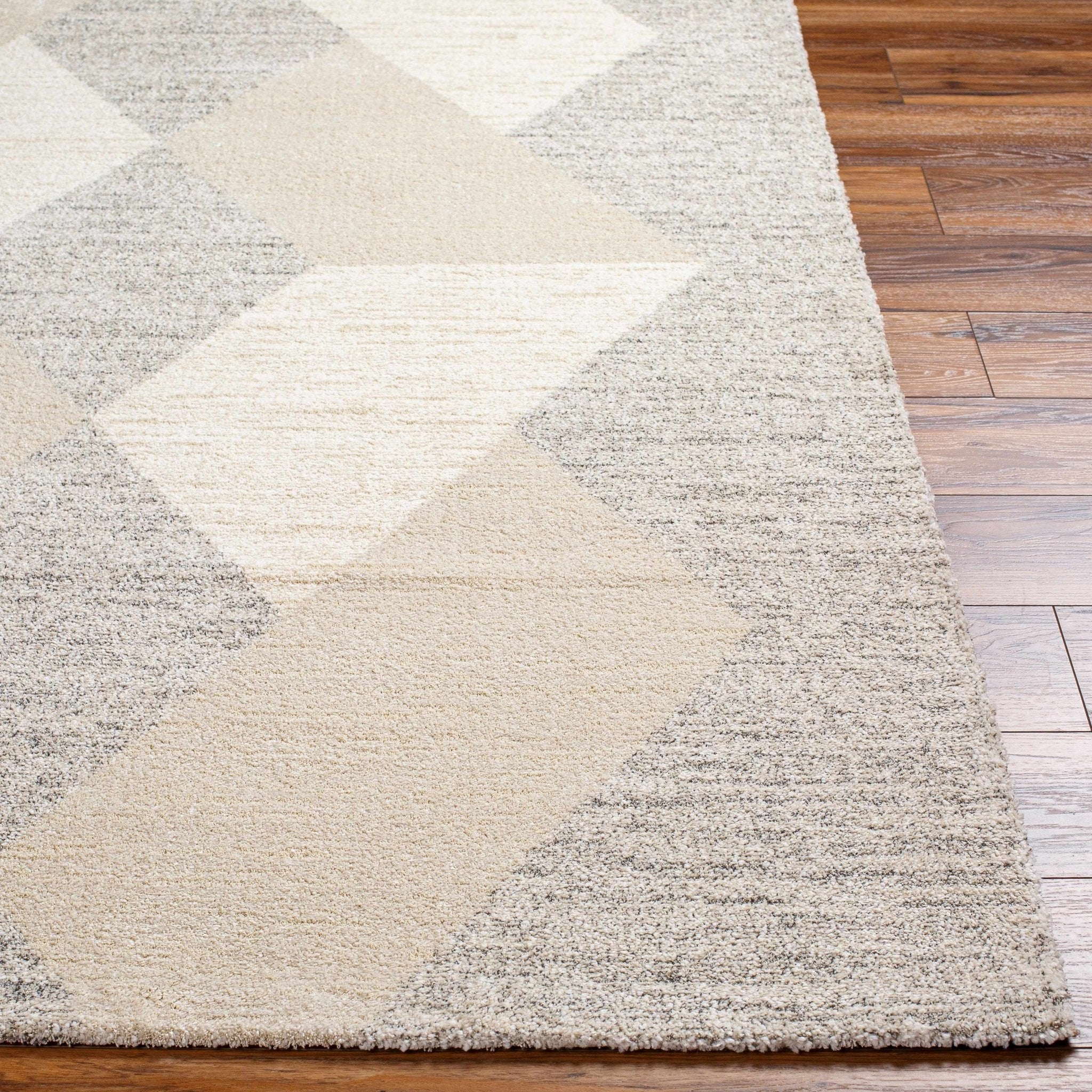 Contemporary Style Ivory Machine Woven Rug - Image 7