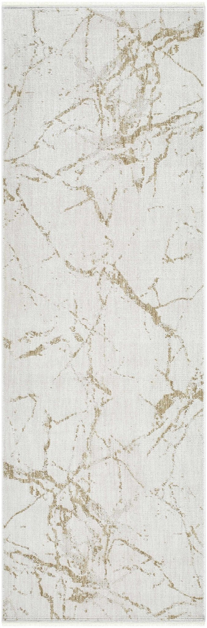 Contemporary Style Ivory Machine Woven Rug - Image 7