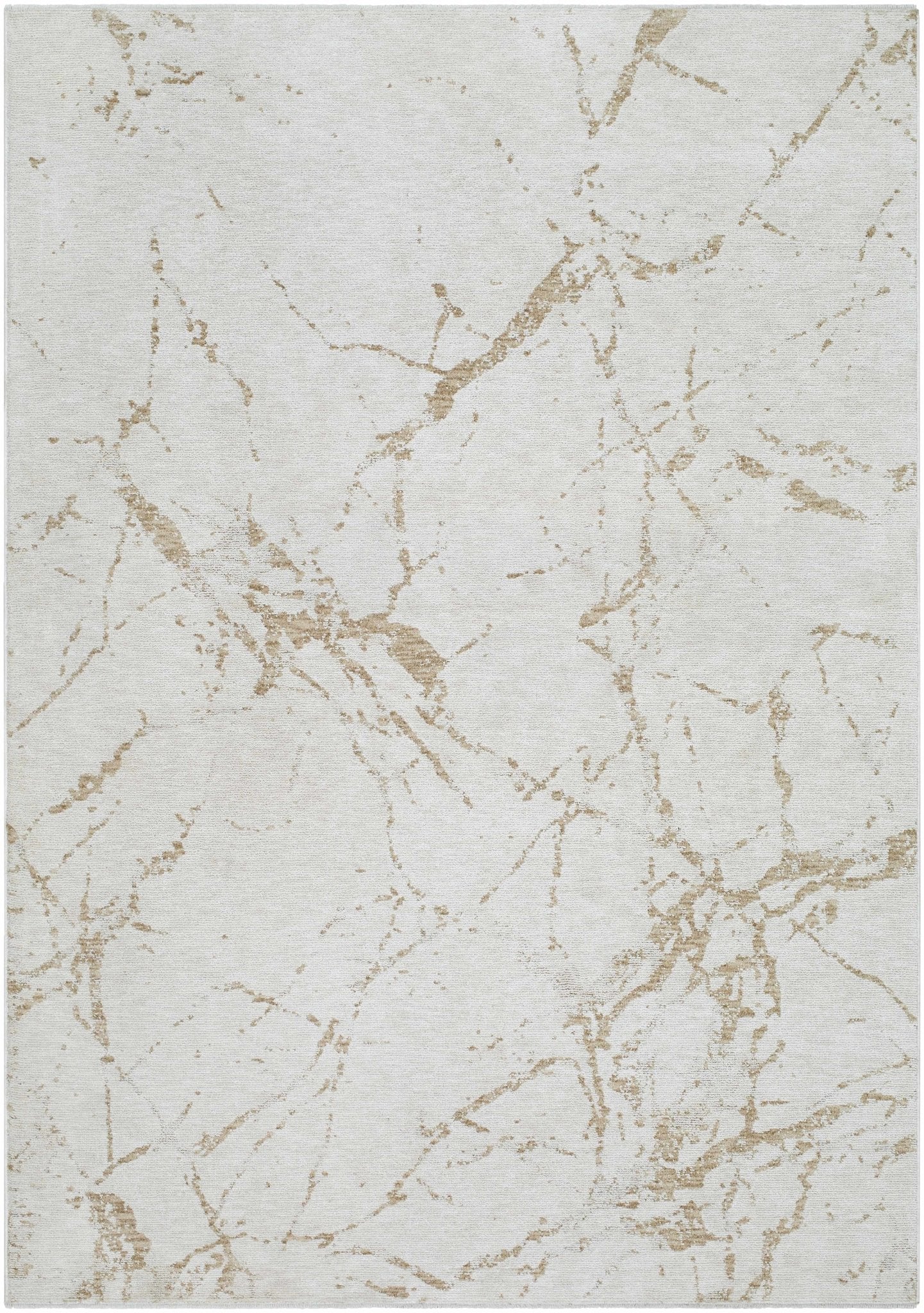 Contemporary Style Ivory Machine Woven Rug - Image 8