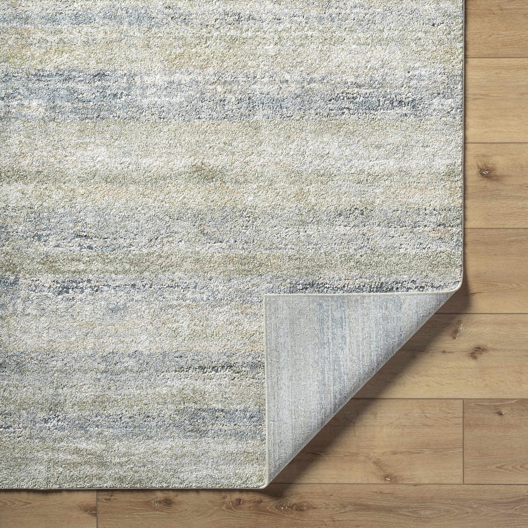 Beige And Tan Abstract Modern Rug - Image 4