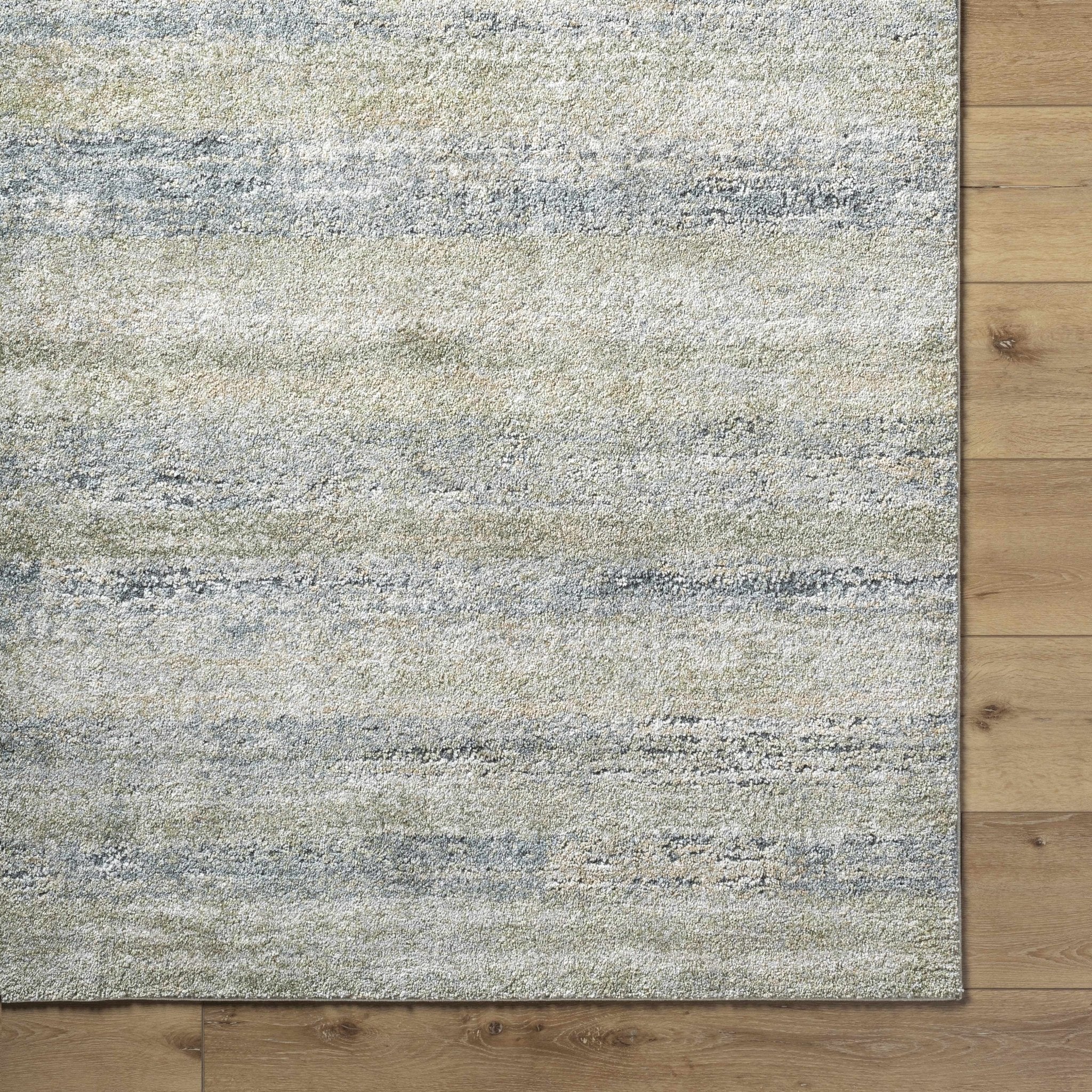 Beige And Tan Abstract Modern Rug - Image 6