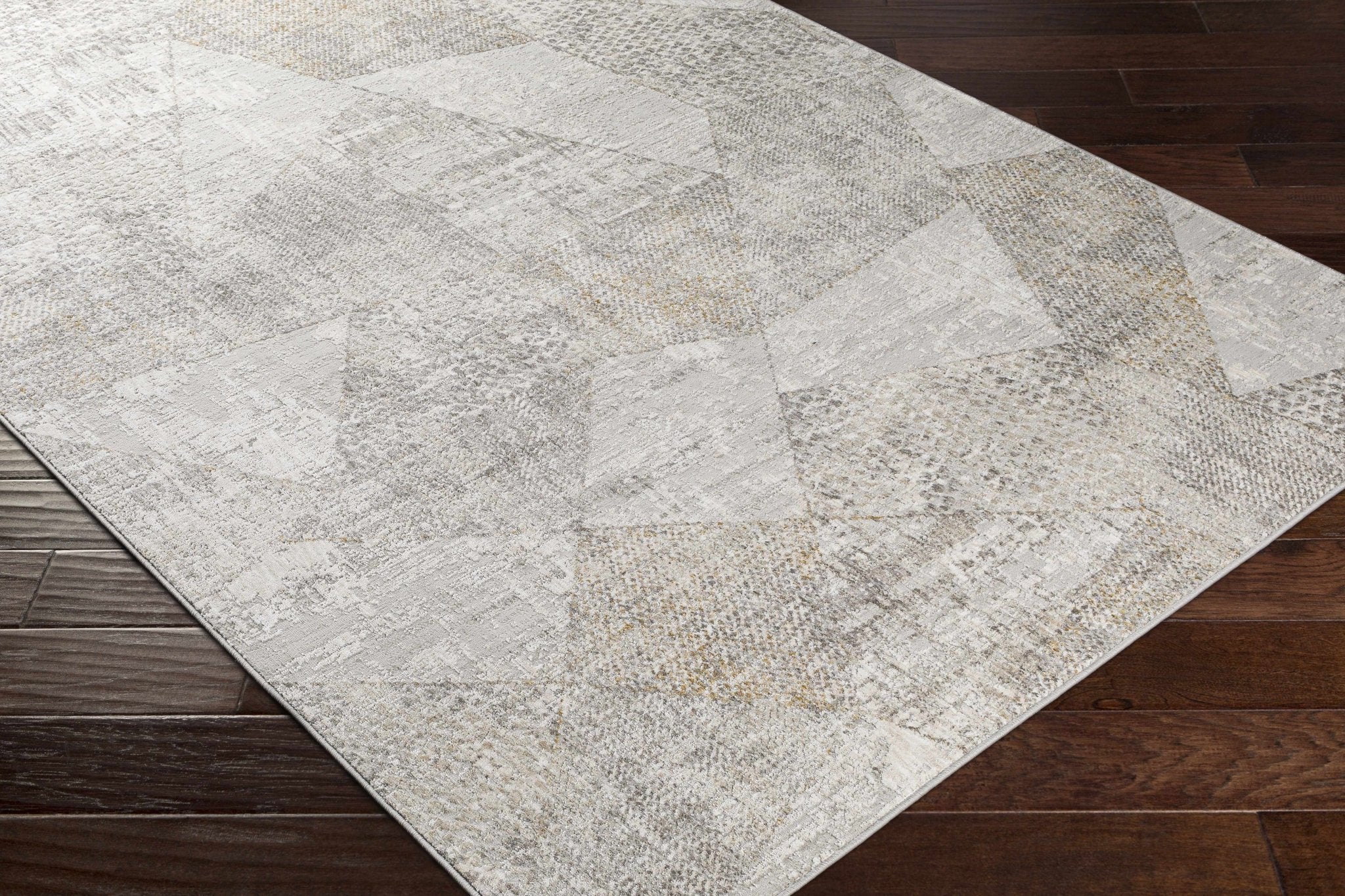 Contemporary Style Taupe Machine Woven Area Rug - Image 8