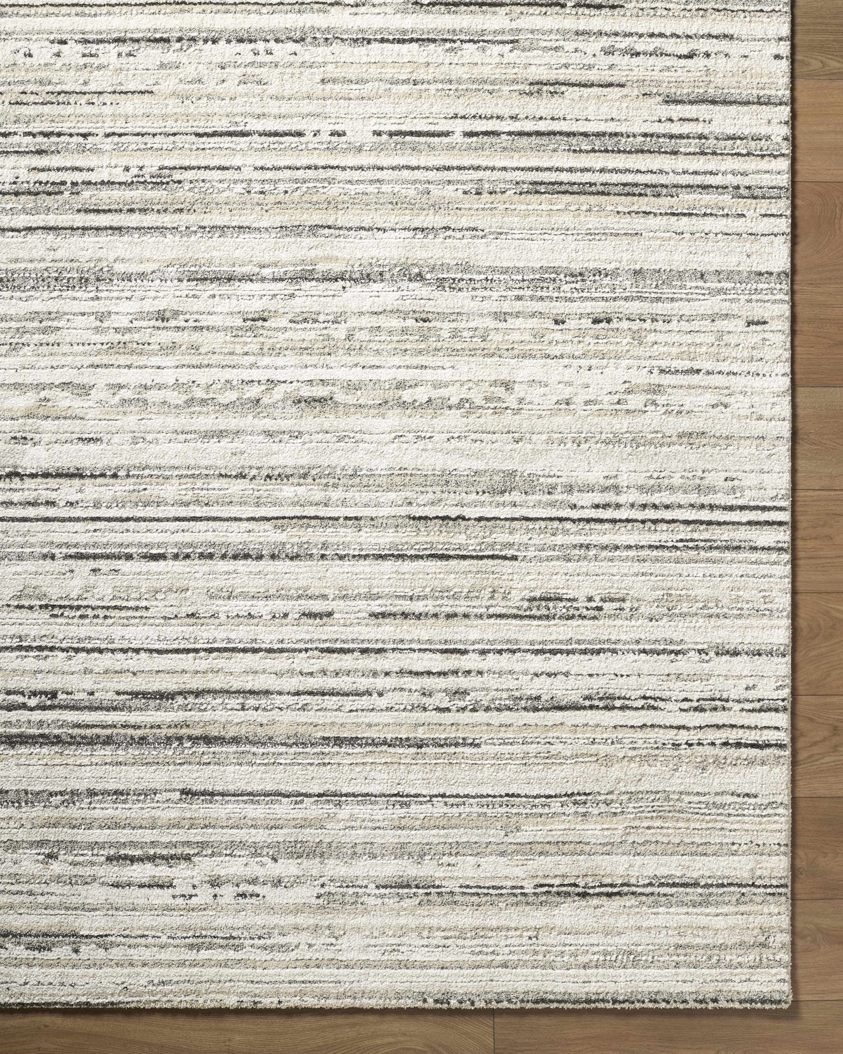 Contemporary Style White And Cream Woven Rug - Image 5