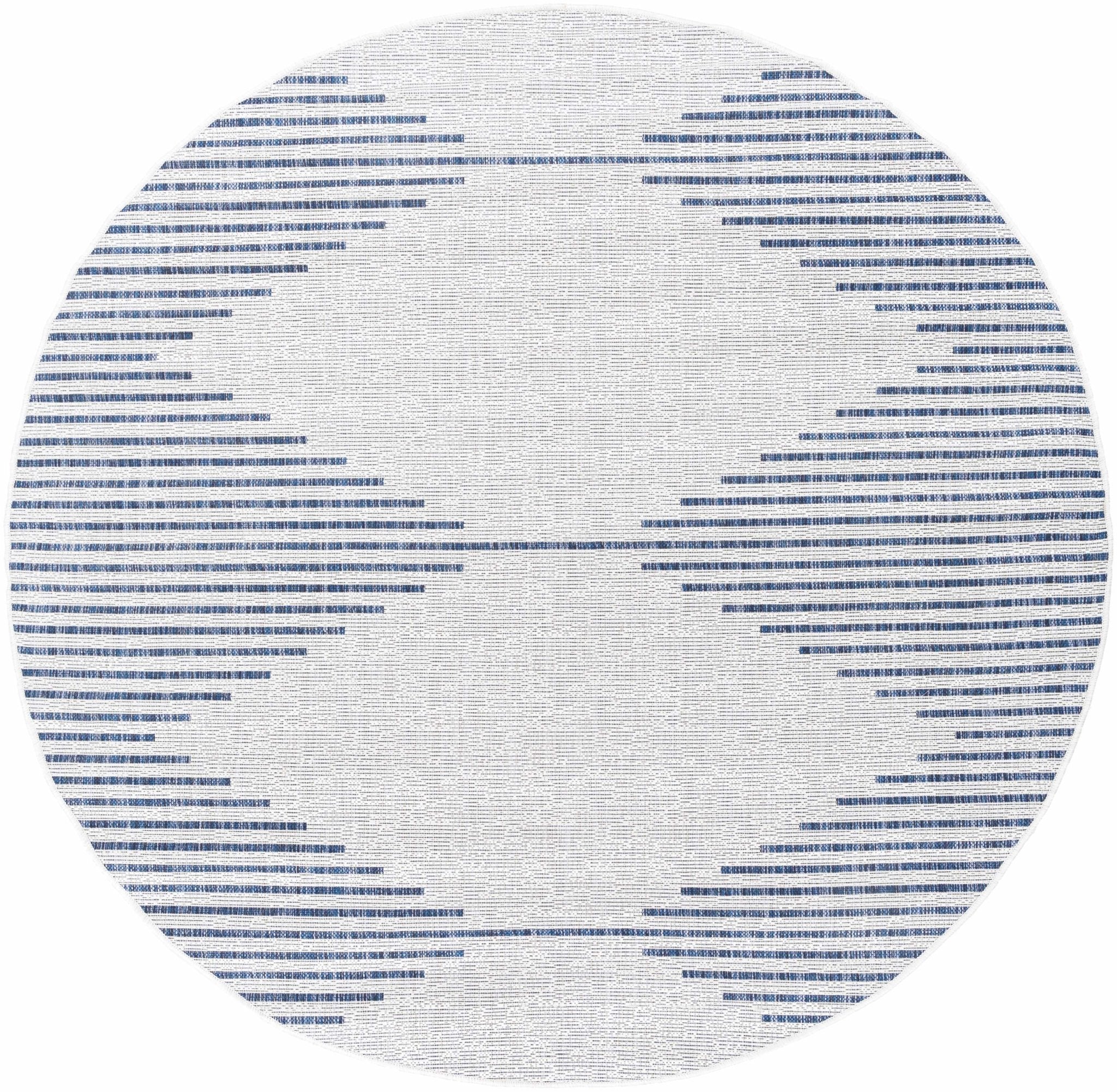 Contemporary Tribal Design Blue, Off-White and Beige Multi size  Area Rug - Image 4