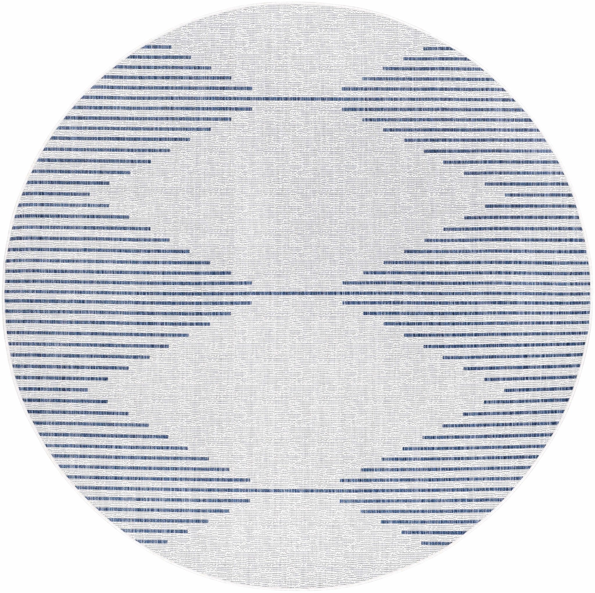Contemporary Tribal Design Blue, Off-White and Beige Multi size  Area Rug - Image 5