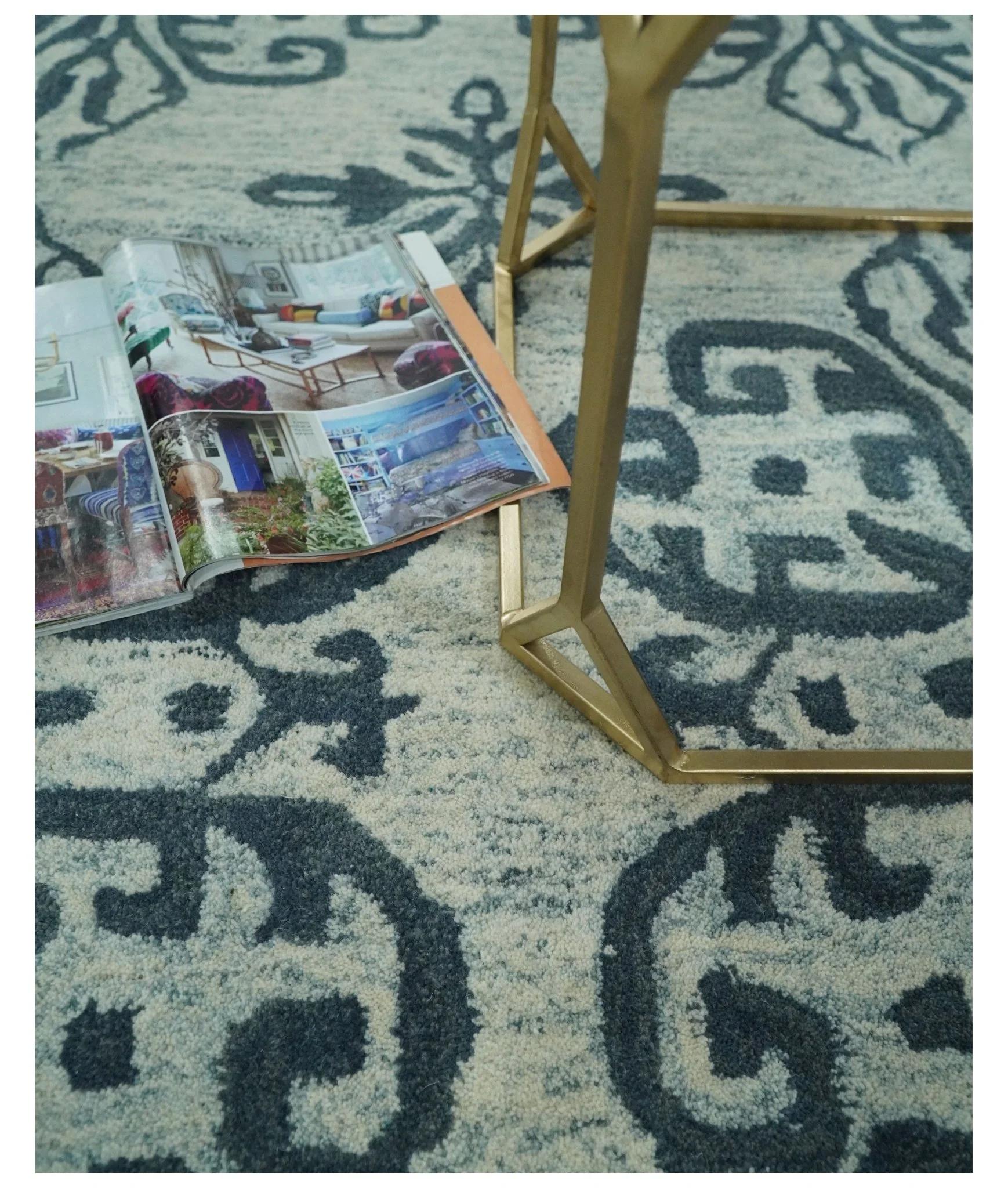 5x8 and 8x11 Hand-tufted Contemporary 100% Wool Modern Area Rug | TRD6375 - Image 7