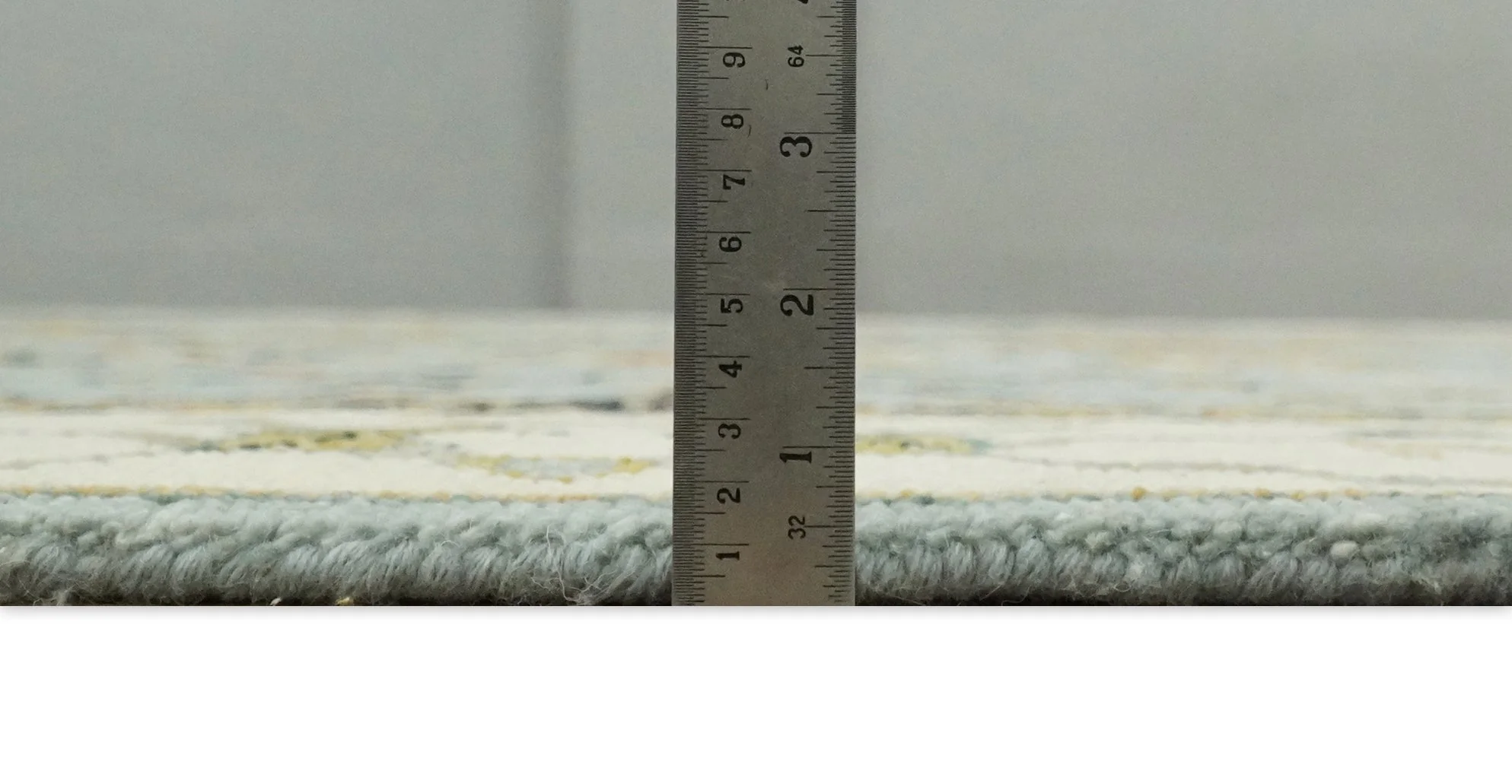 Antique Traditional Gray and Ivory Vintage Style Custom Made wool Area Rug - Image 10