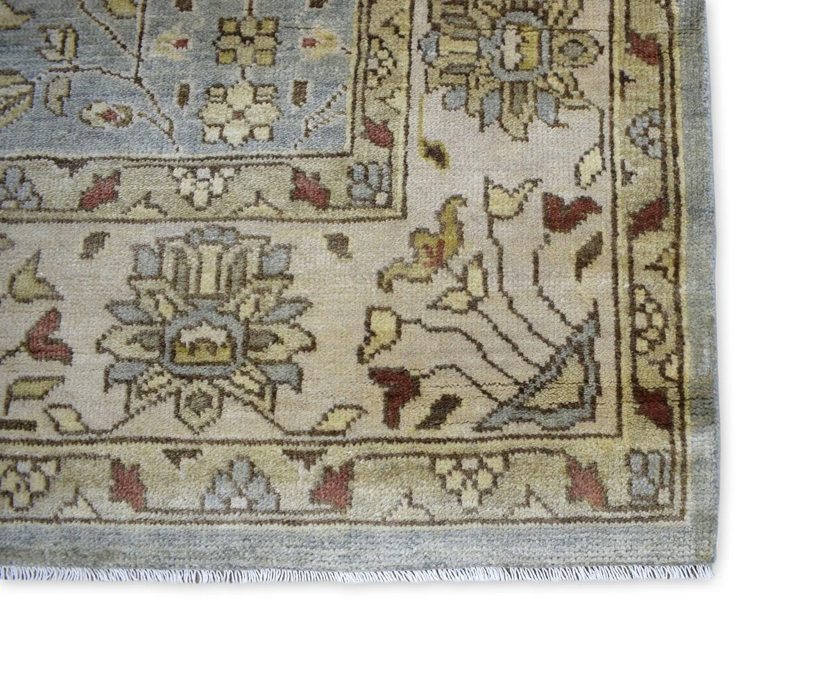 Traditional Handcrafted Hand Spun New Zealand Wool 8' by 10' Area Rug |The Rug Decor |  TRD719810 - Image 7