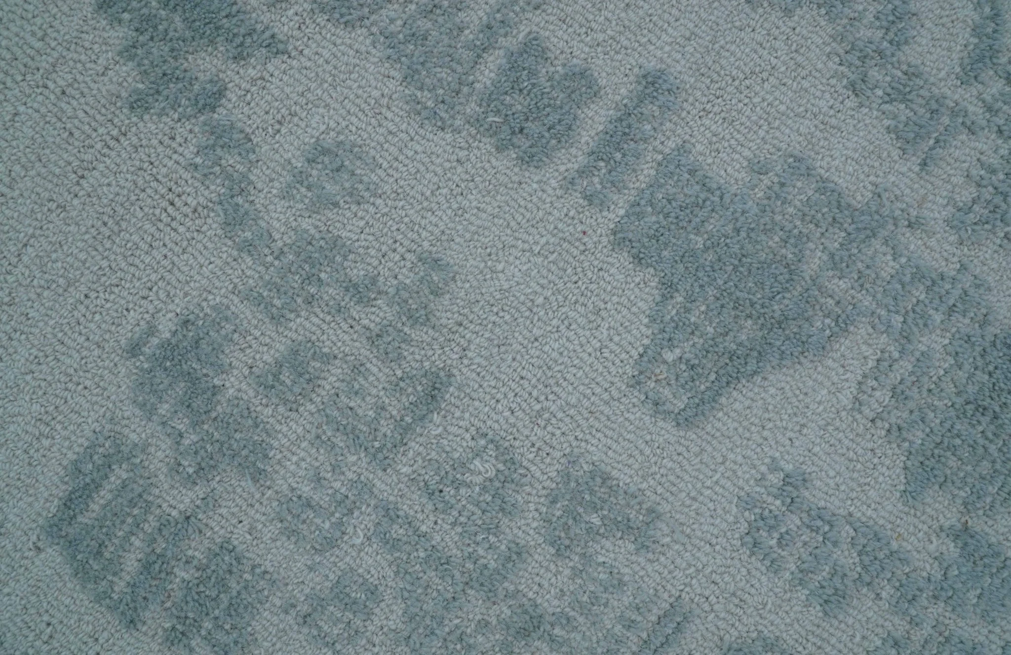 Custom Made Modern Abstract Gray Hand Tufted wool rug - Image 8