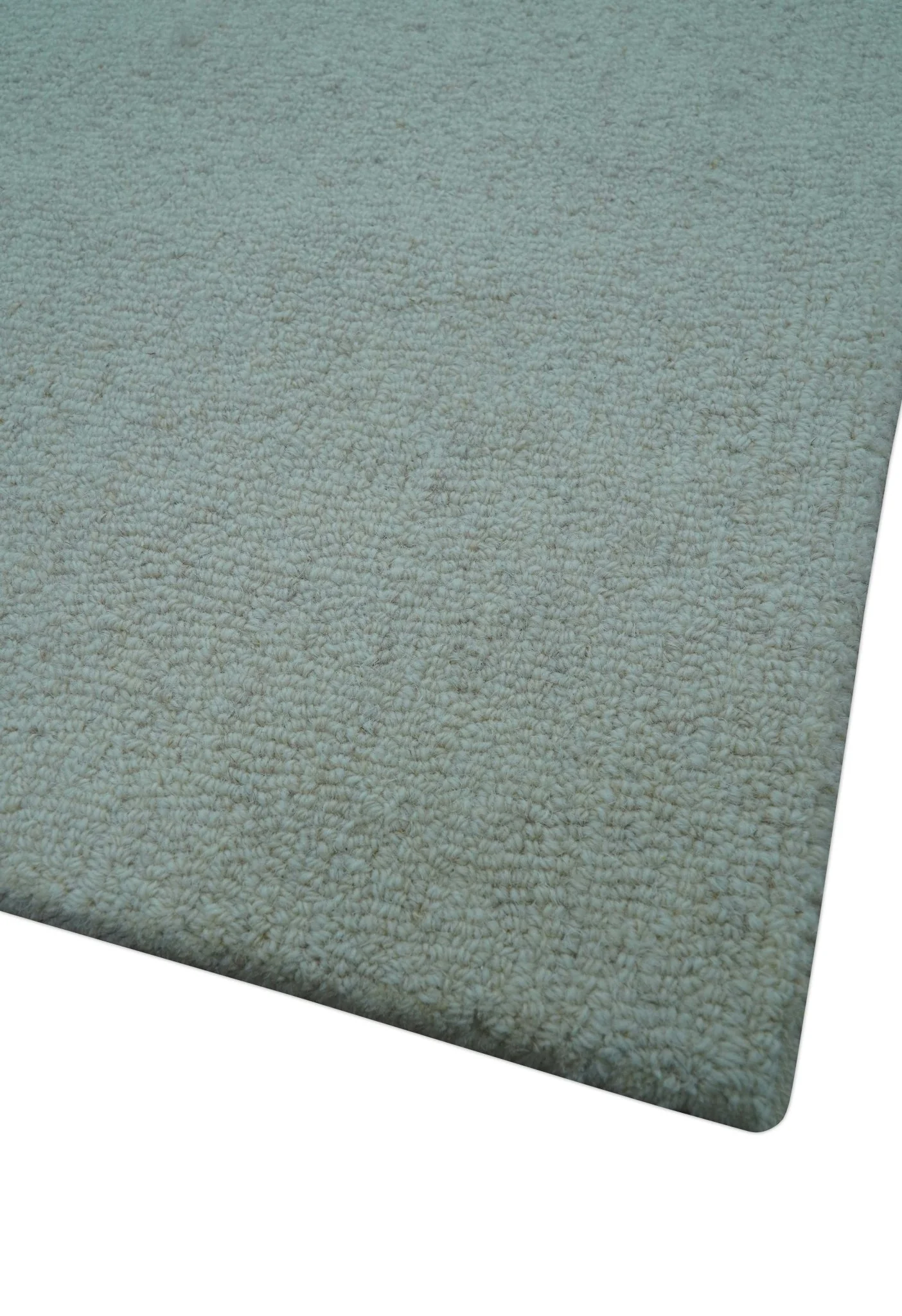 Azure Custom Made Geometrical Charcoal And Gray Hand Tufted Wool  Rug - Image 5
