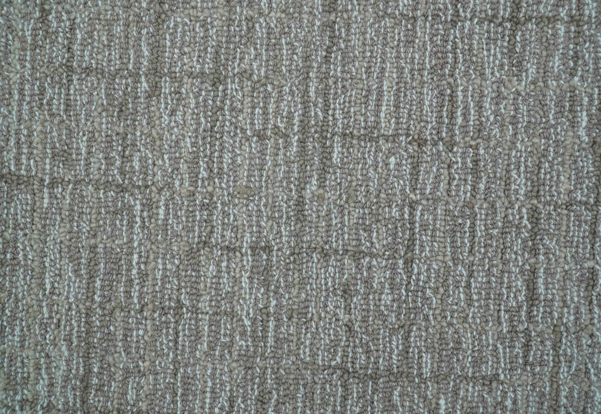Custom Made Modern Style Brown Hand Tufted Wool Rug - Image 4