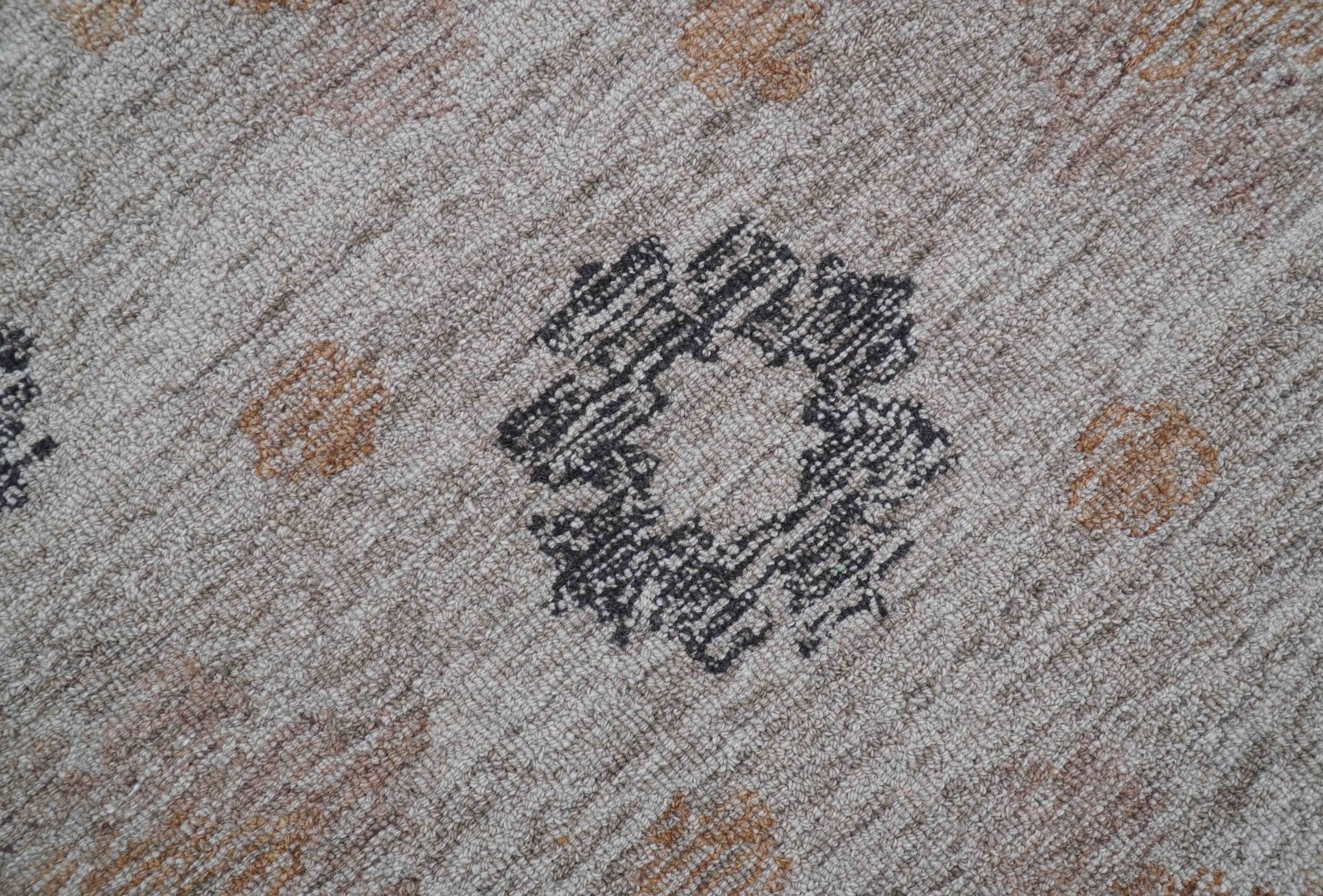 Alexa Custom Made Traditional Oushak Beige Hand Tufted wool rug - Image 9