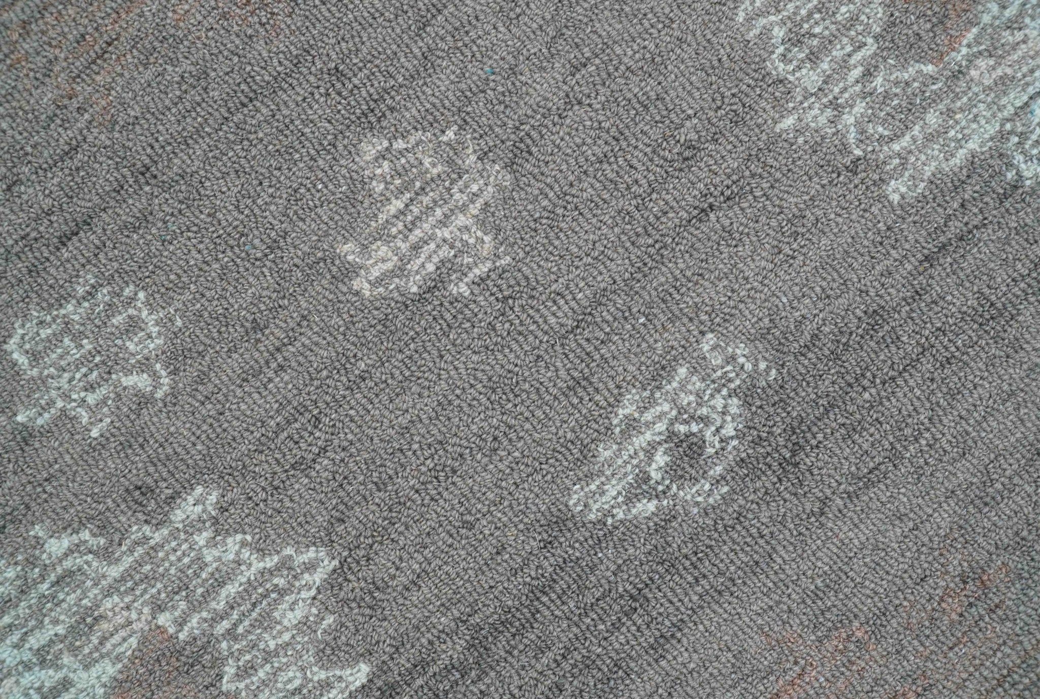 Elvin Custom Made Traditional Oushak Gray Hand Tufted wool rug - Image 7