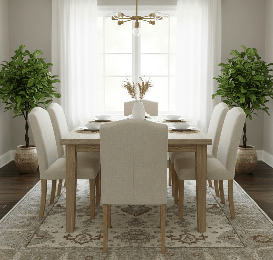 Custom Made Traditional Turkish Beige Hand knotted Wool Area Rug - Image 2