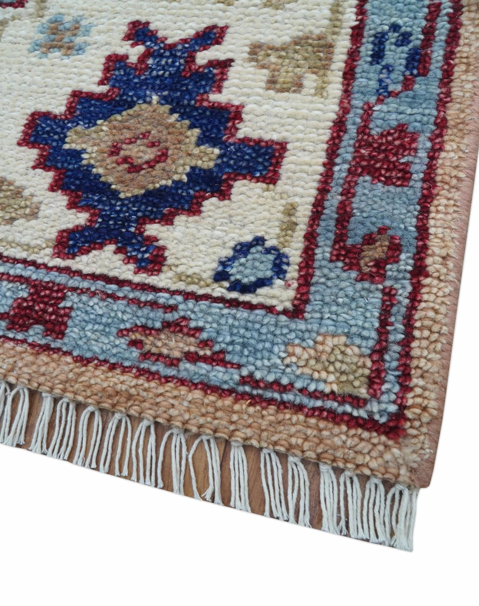 Astra Custom Made Turkish Peach Hand knotted Wool Rug - Image 6