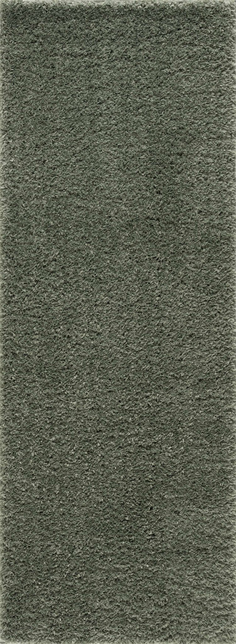 Modern Solid Dark Olive green Woven Plush area rug - Image 4