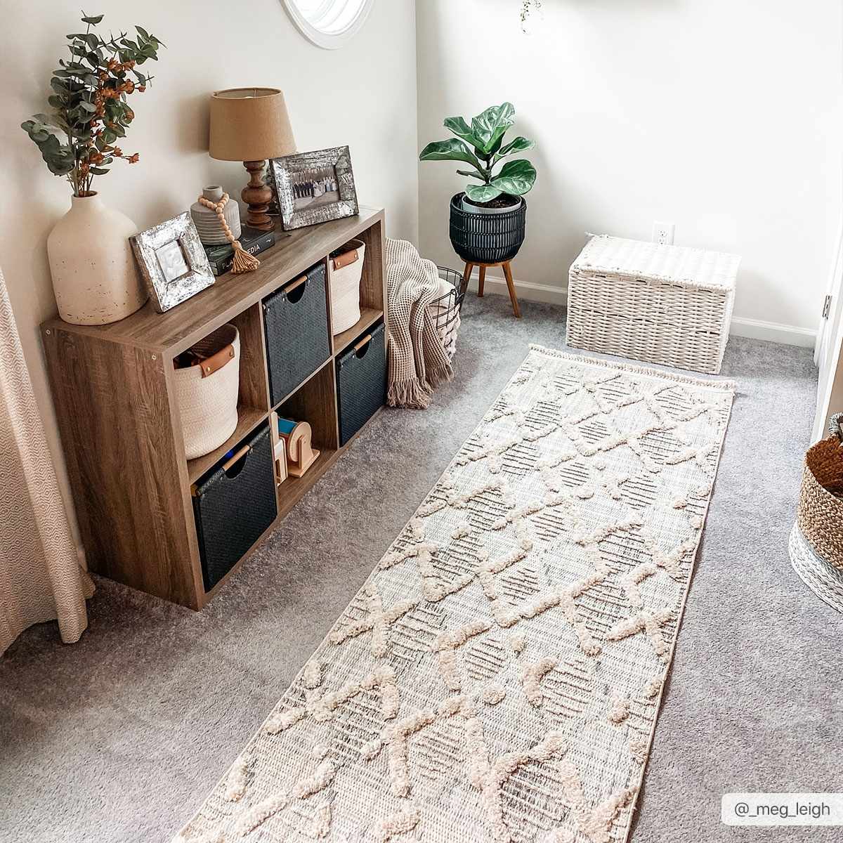 Gray, Silver and Brown Geometrical Texture Area Rug - Image 3
