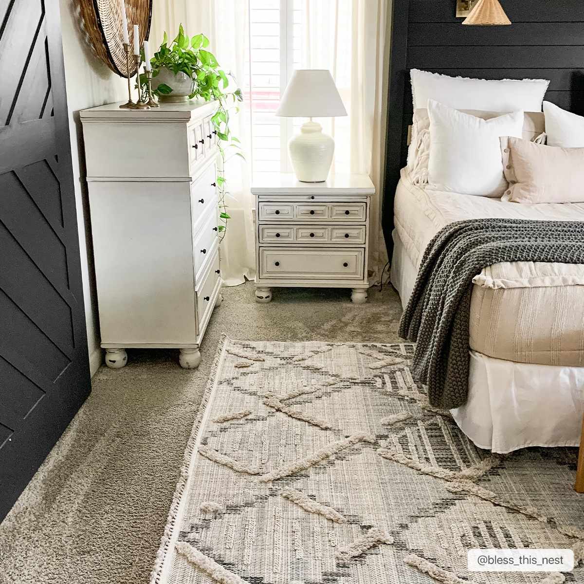 Gray, Silver and Brown Geometrical Texture Area Rug - Image 5