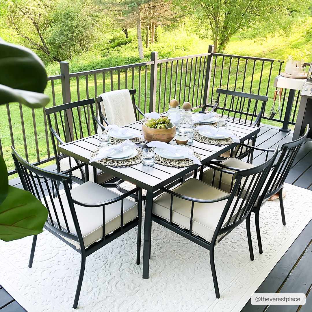 Premium style contemporary self Texture Ivory Outdoor Safe Area Rug - Image 3