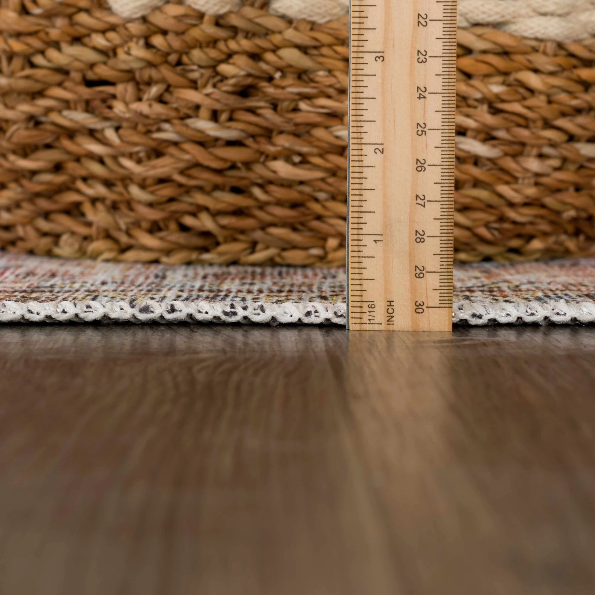 Traditional Vintage Turkish Design Peach, Ivory and Brown Low pile  Area Rug - Image 11