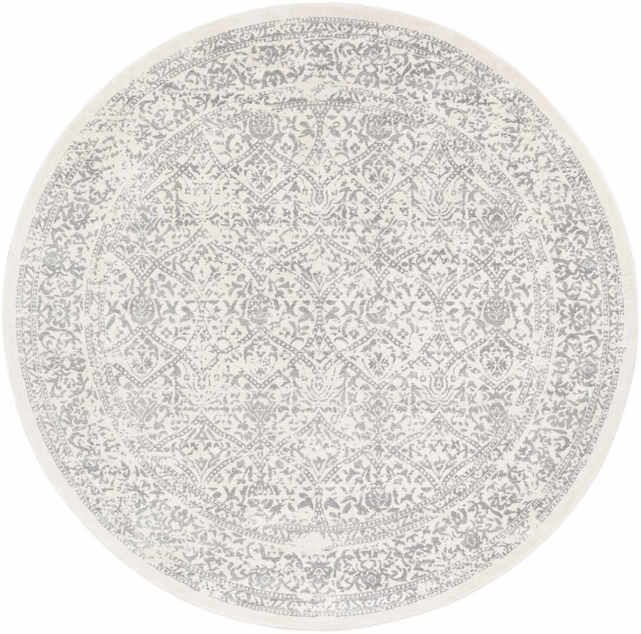 Premium style Traditional Ikat Design Ivory, Beige and Charcoal Area Rug - Image 14