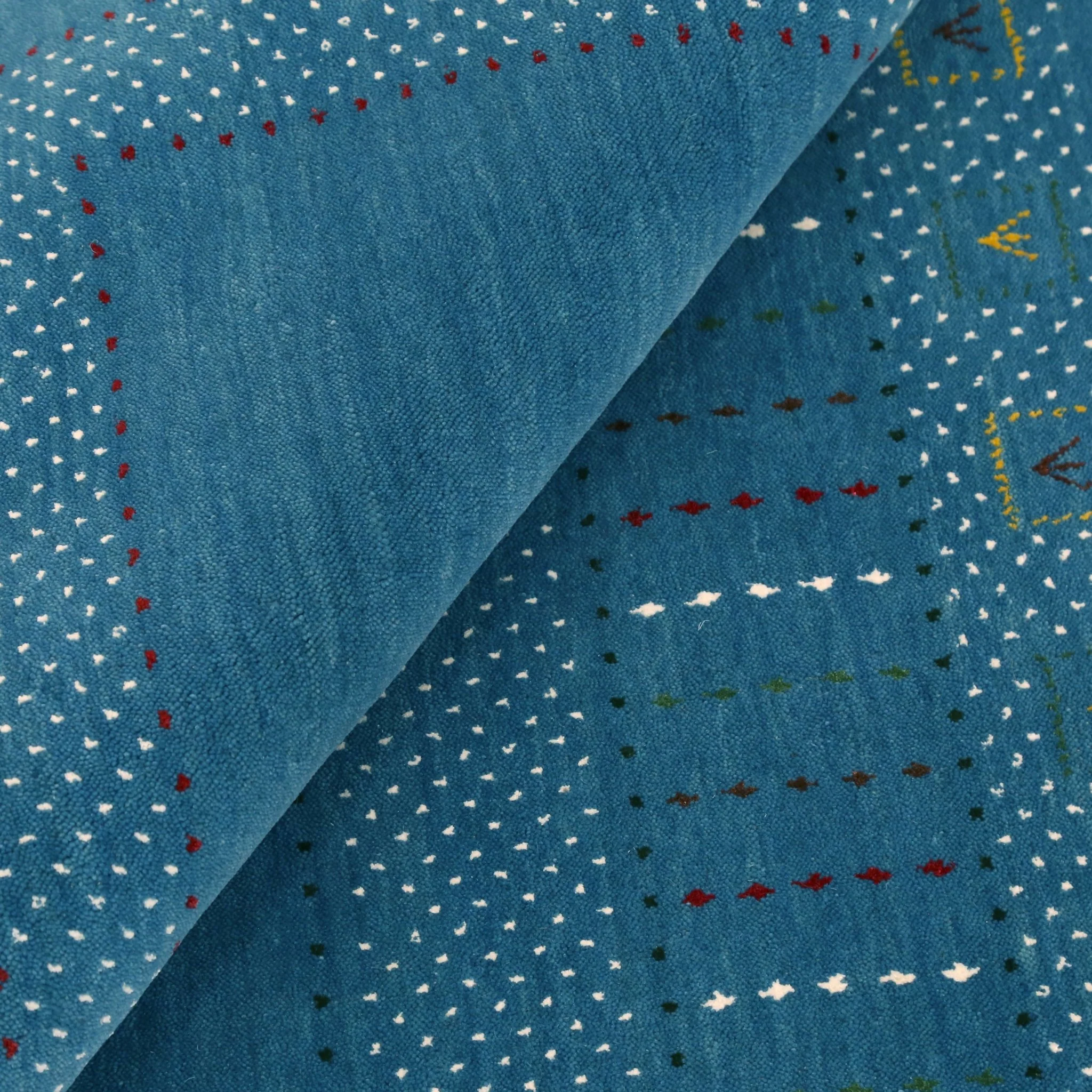Gabbeh Design Hand Loomed Wool Area Rug - Image 11