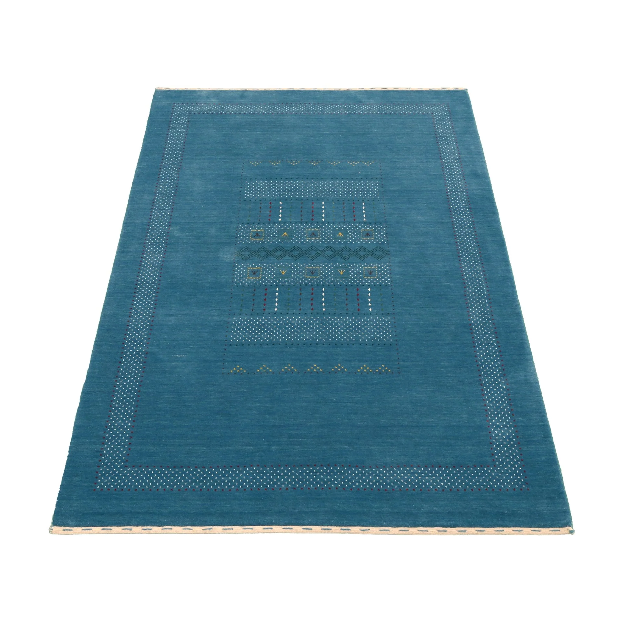 Gabbeh Design Hand Loomed Wool Area Rug - Image 4