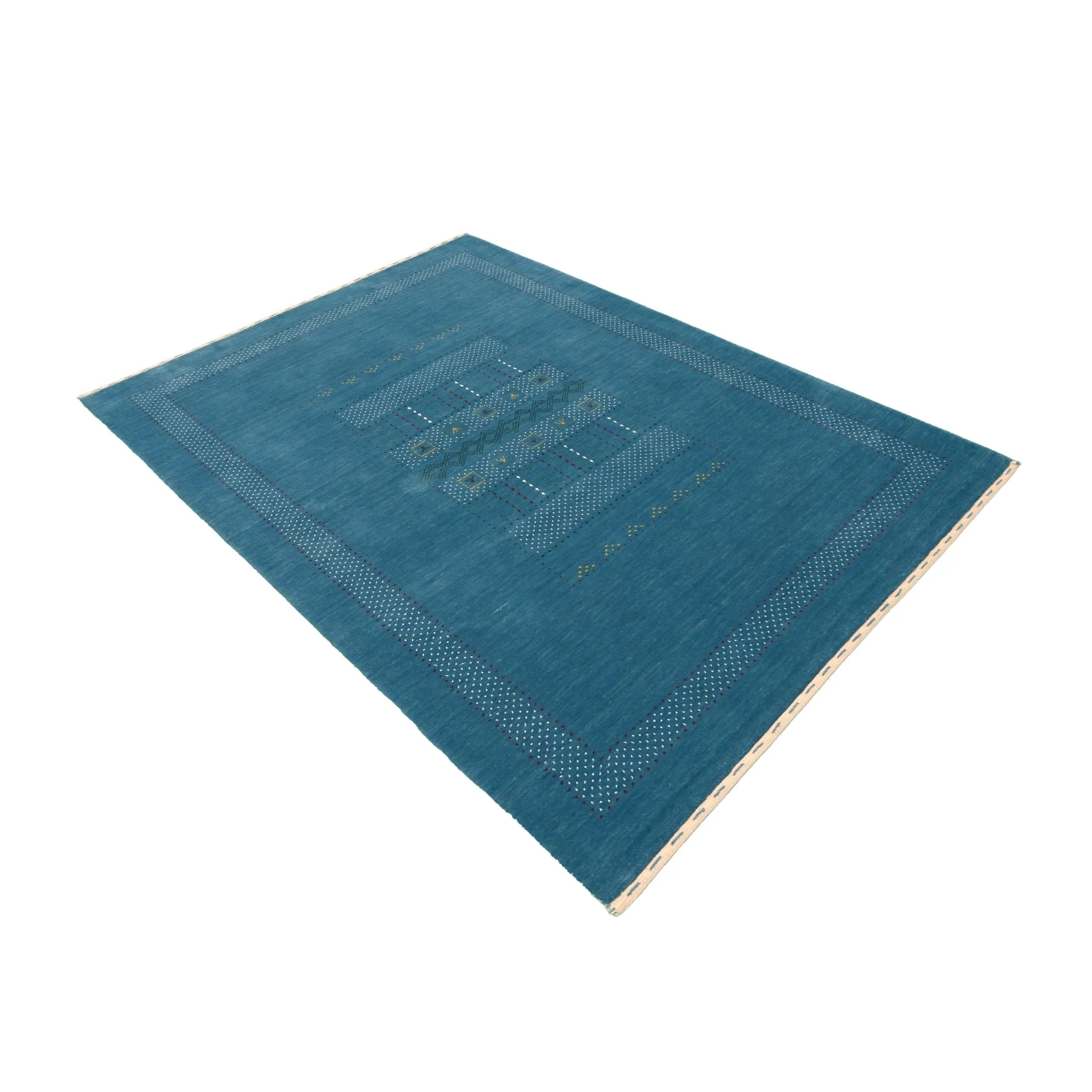 Gabbeh Design Hand Loomed Wool Area Rug - Image 5