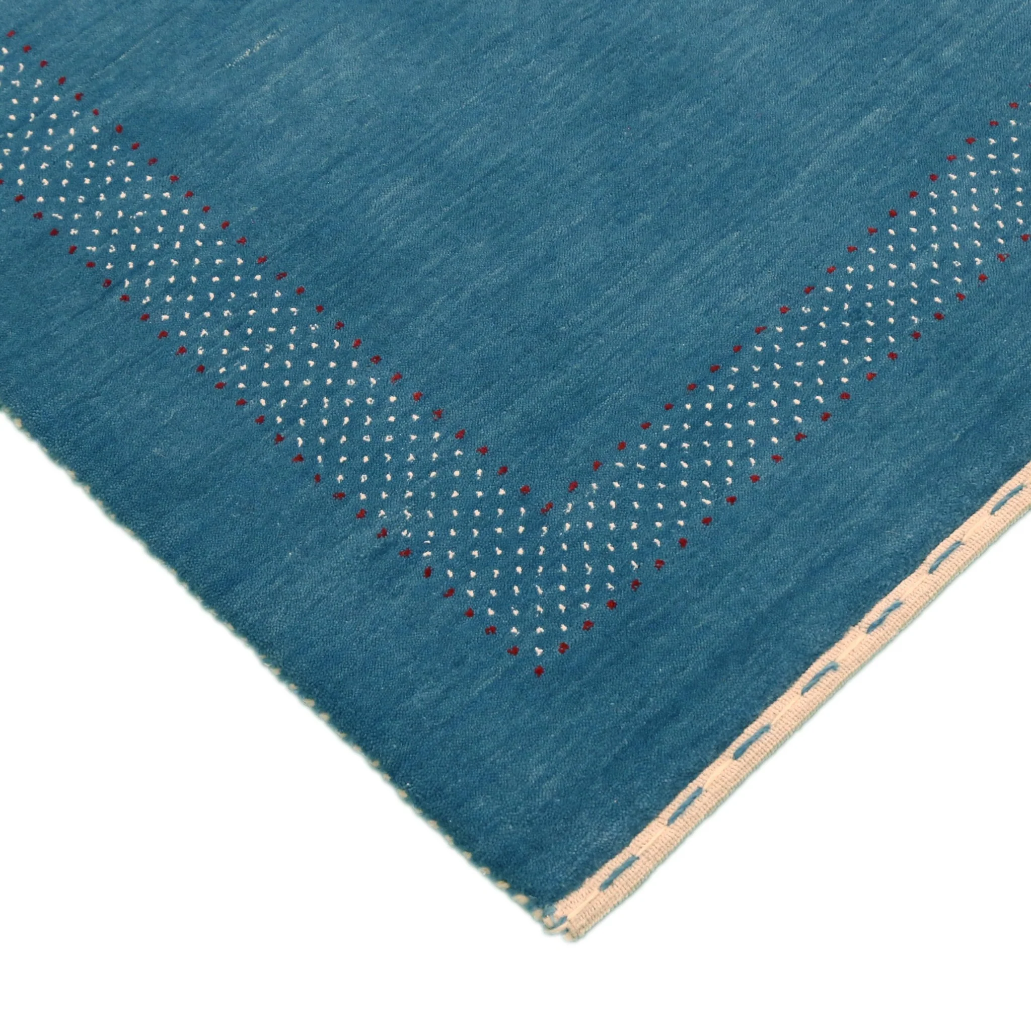 Gabbeh Design Hand Loomed Wool Area Rug - Image 6