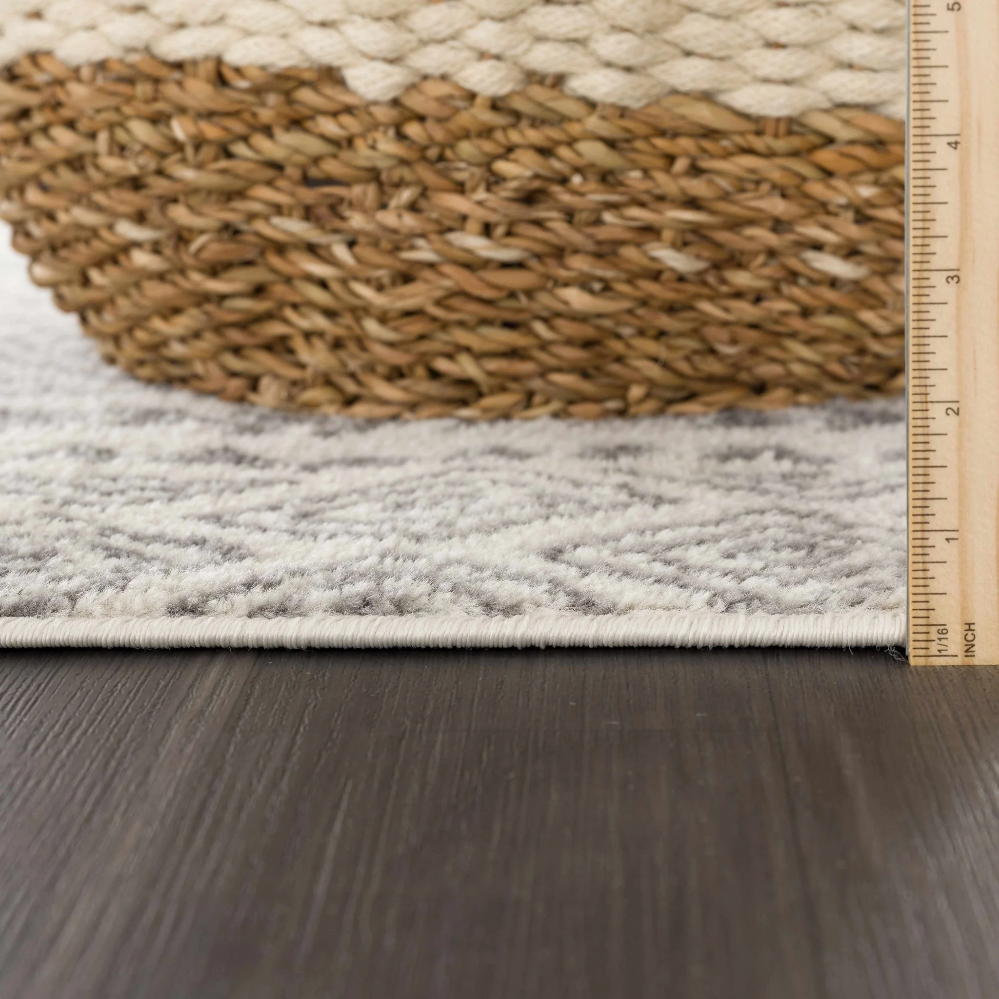 Contemporary Traditional Gray and Ivory Neutral Area Rug - Image 7