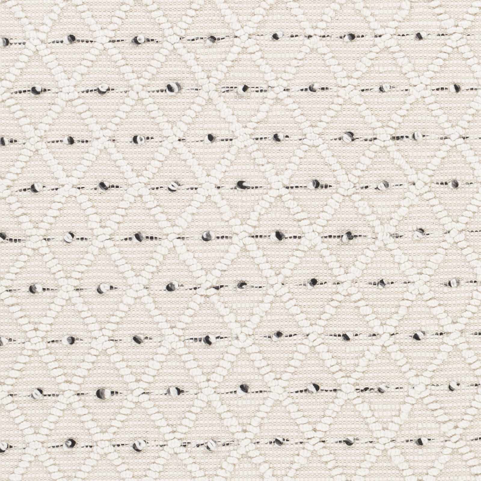 Hand Woven Modern Geometrical Beige and Charcoal Tassel Design rug - Image 9