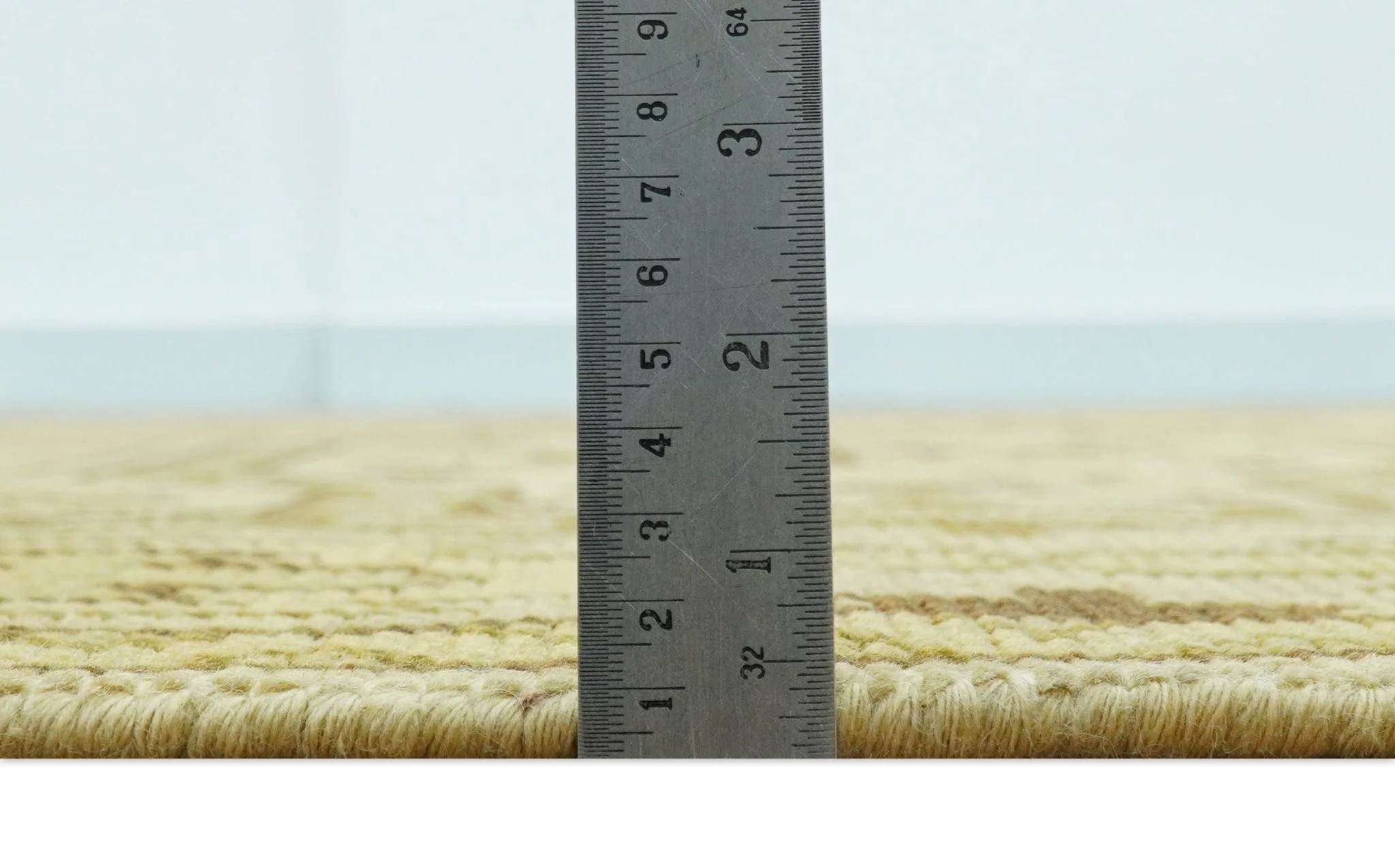 Brown And Beige Modern Traditional Design 5x8 Hand Knotted Wool Area Rug - Image 7