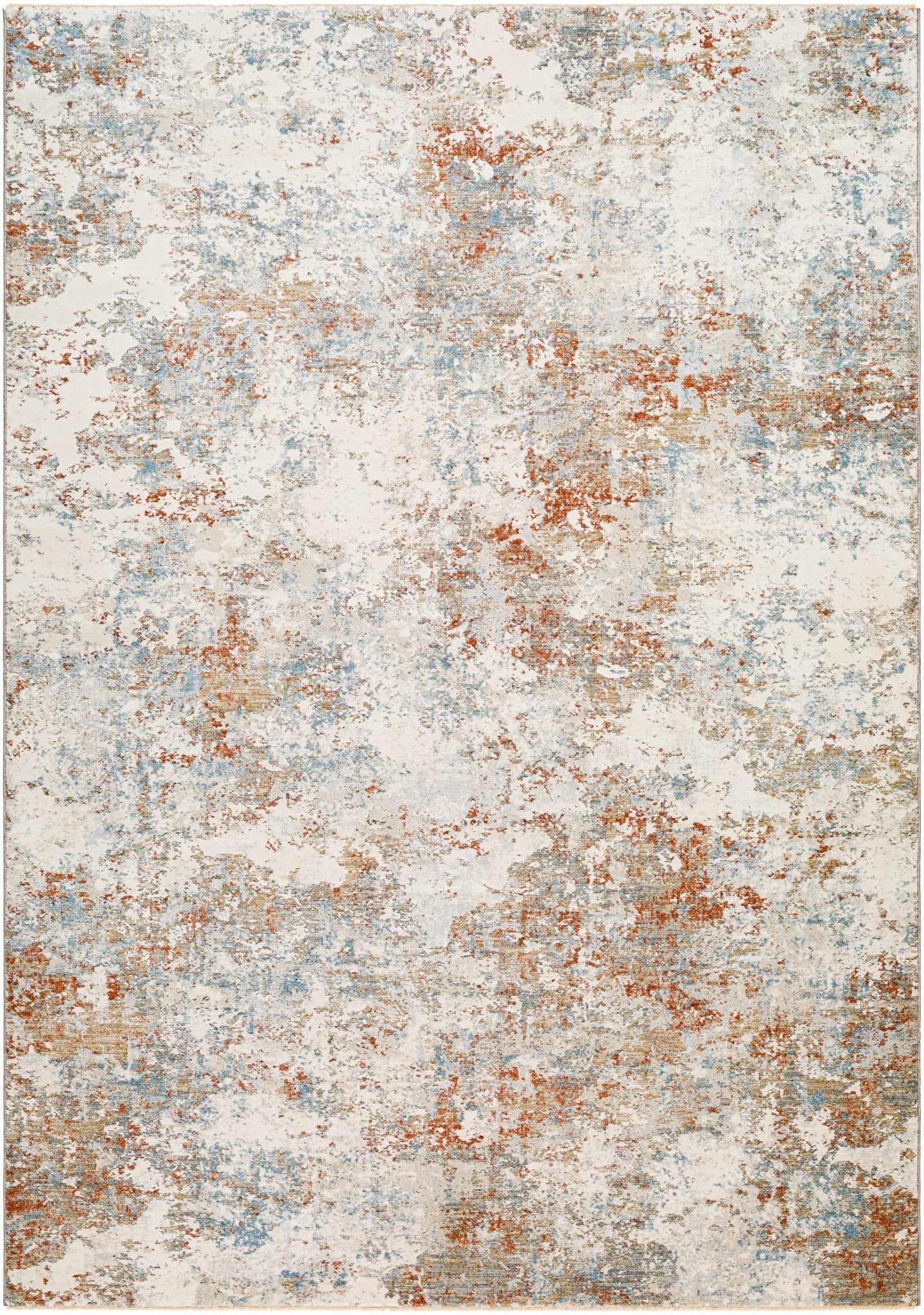 Gray And Beige Contemporary Style Machine Woven Rug - Image 11