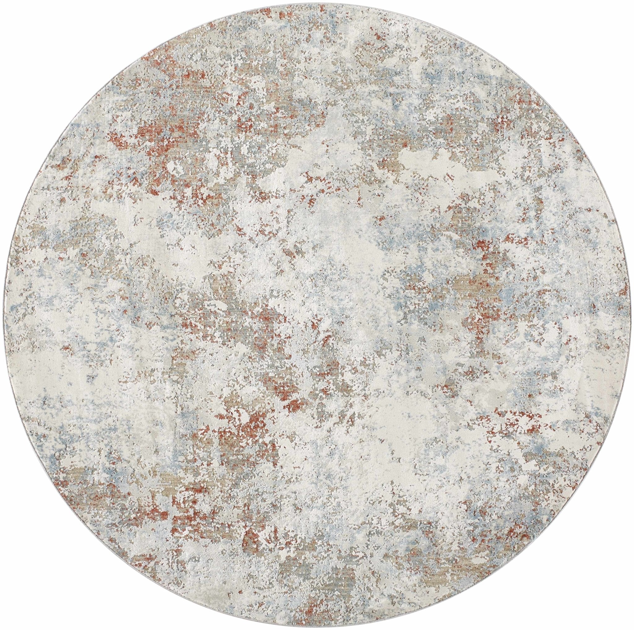 Gray And Beige Contemporary Style Machine Woven Rug - Image 12